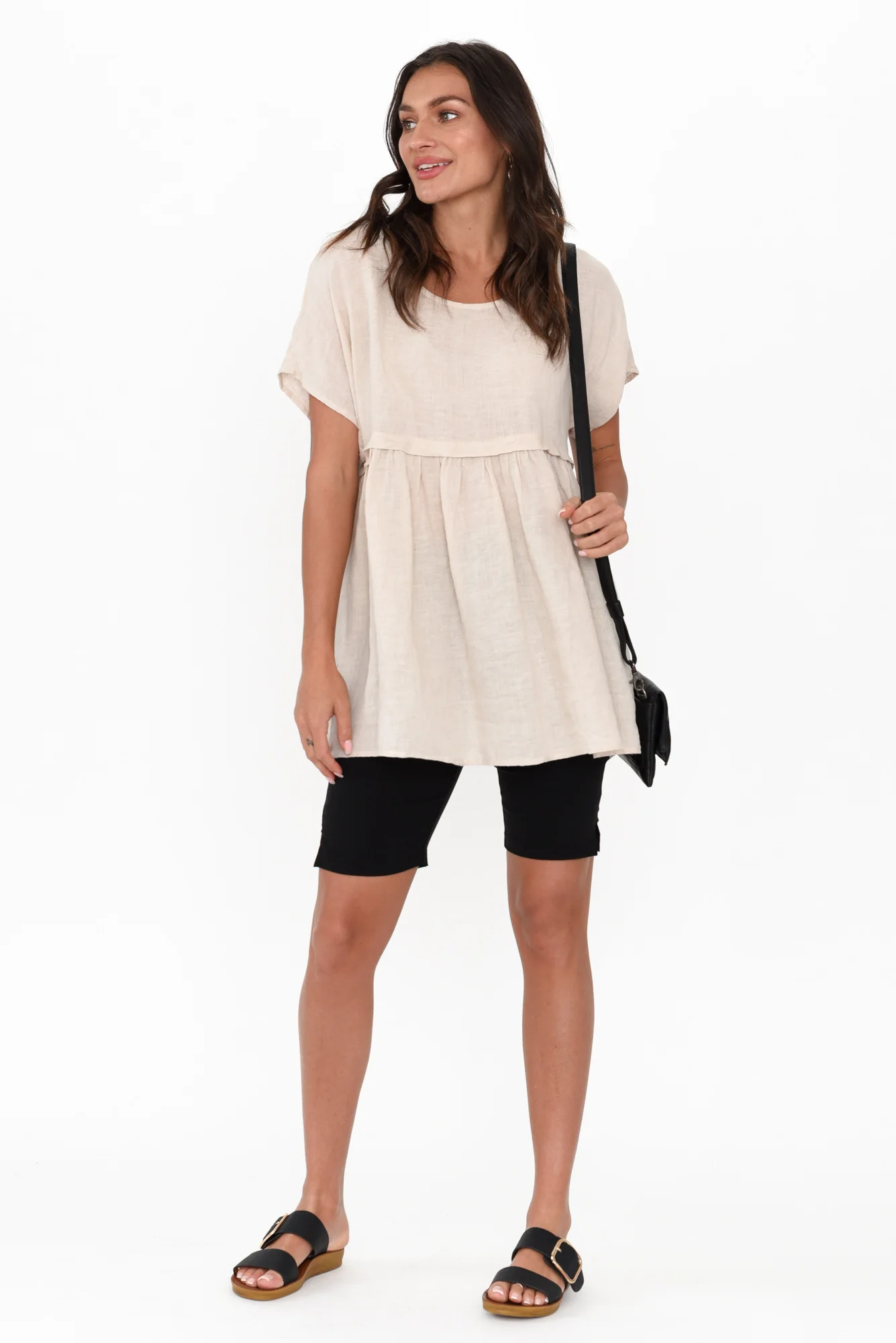 Marlo Black Side Split Shorts - Image 7