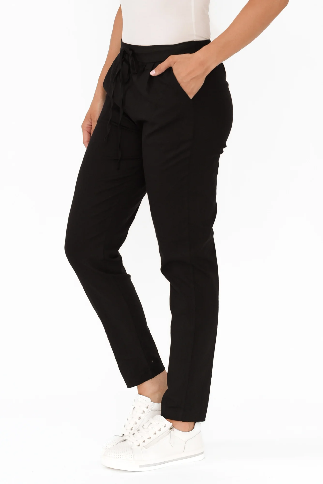 Montgomery Black Drawstring Pants - Image 3