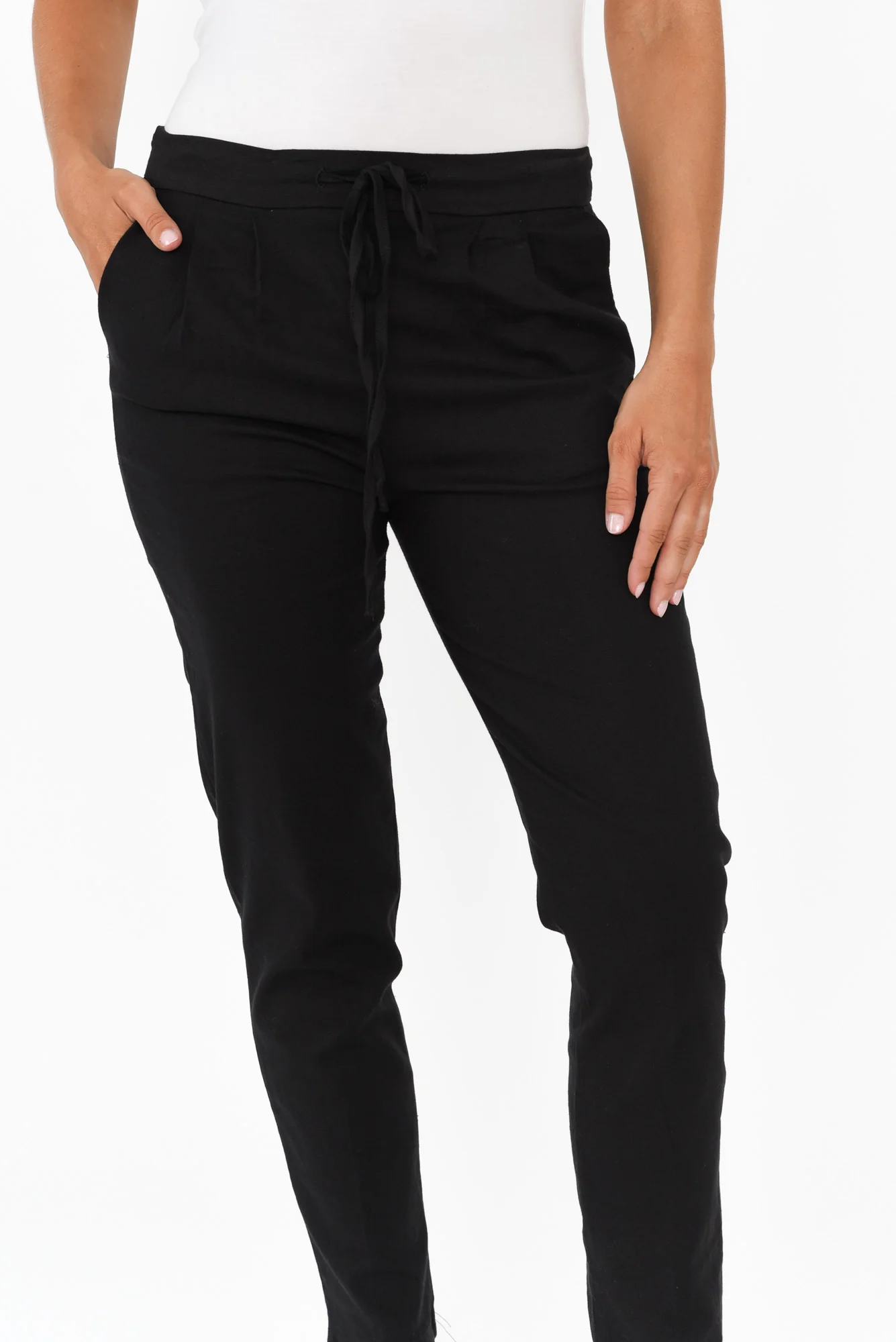 Montgomery Black Drawstring Pants - Image 5