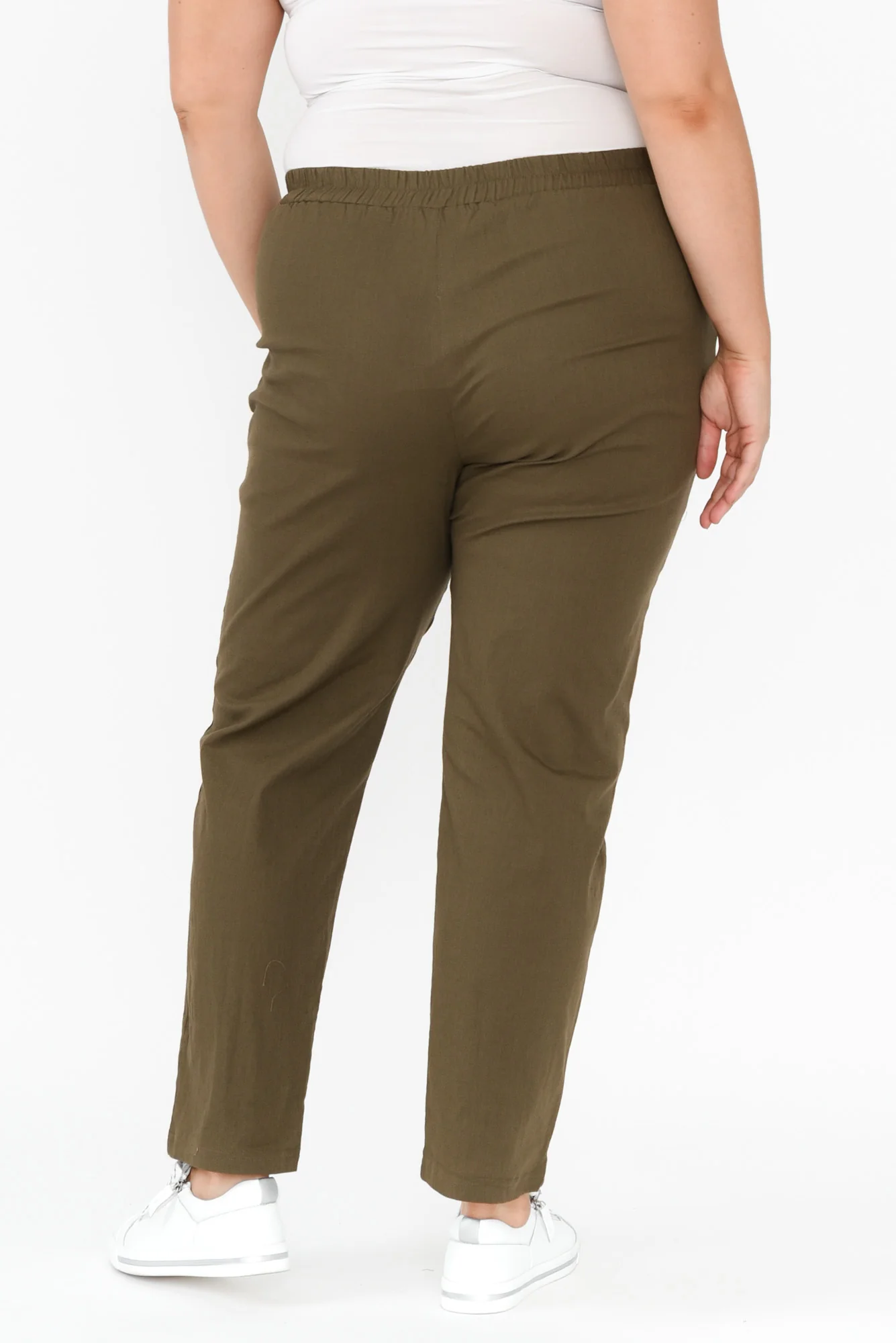 Montgomery Khaki Drawstring Pants - Image 9