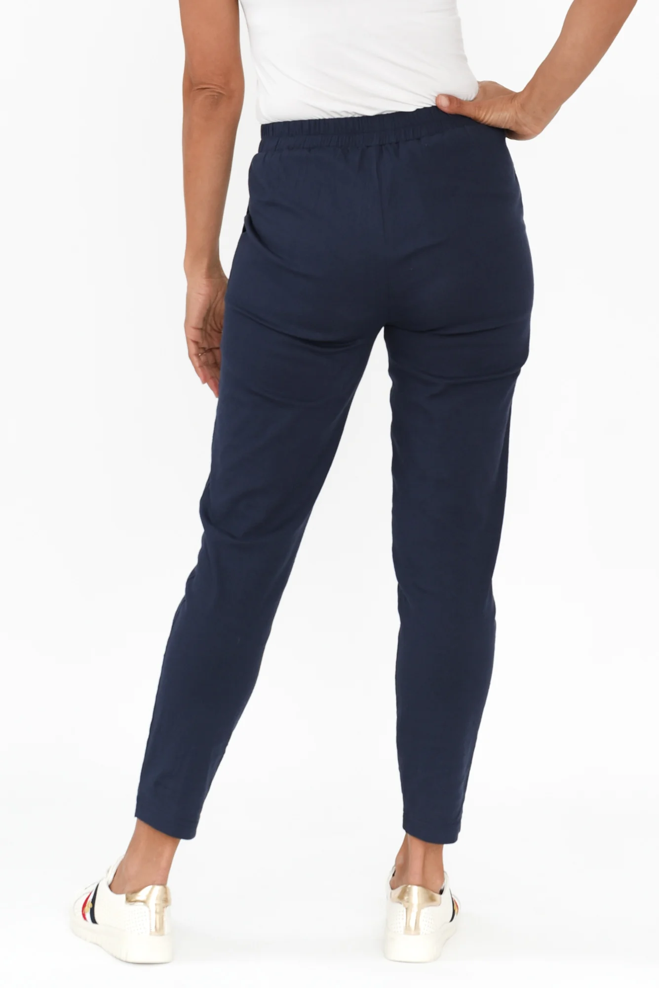 Montgomery Navy Drawstring Pants - Image 5