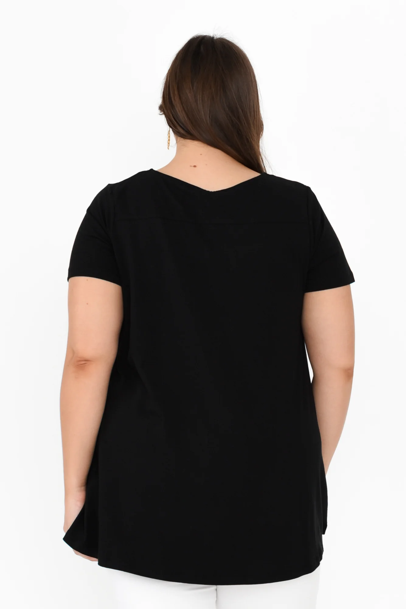 Montreal Black Cotton Tee - Image 10