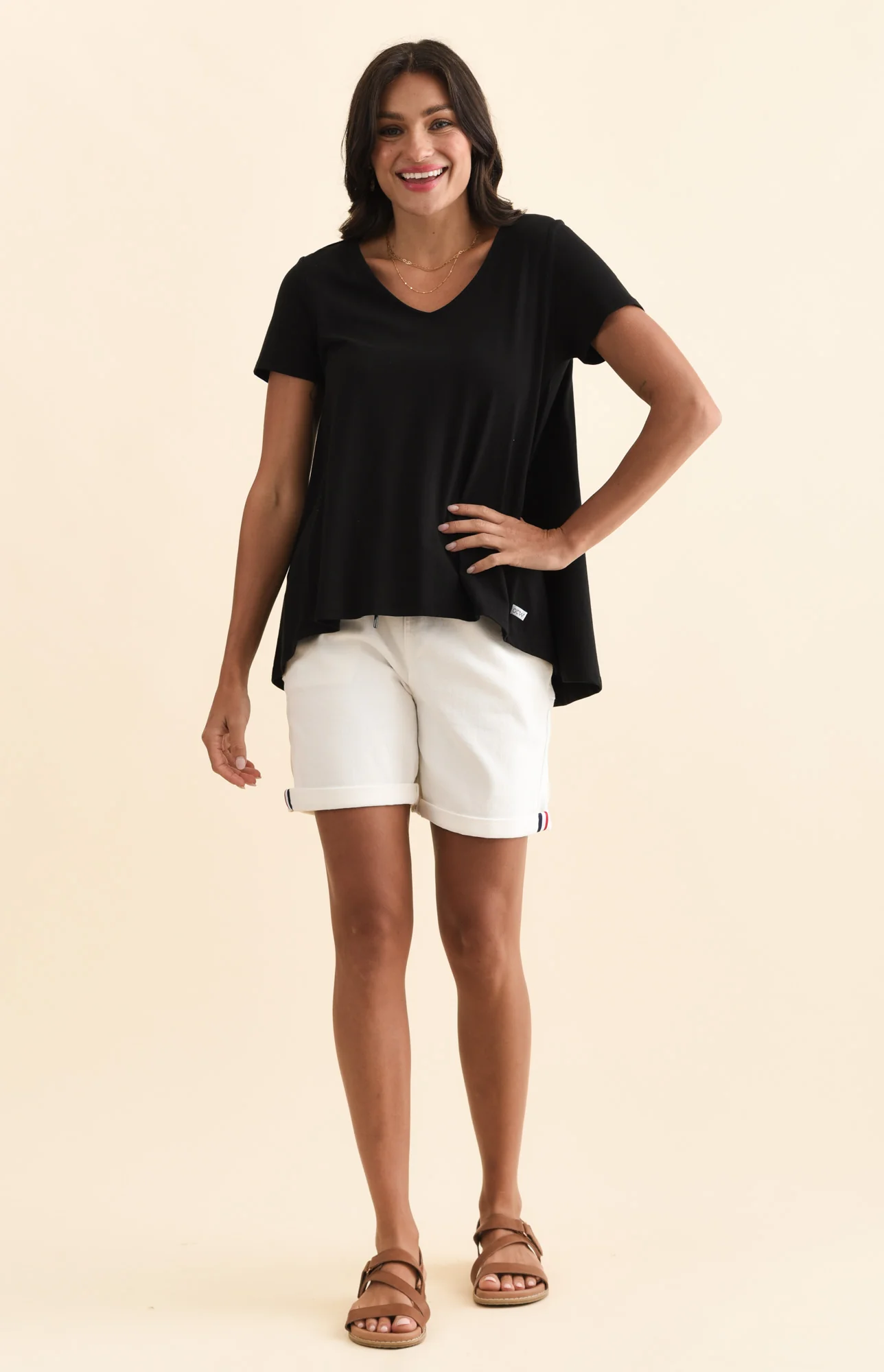 Montreal Black Cotton Tee - Image 7