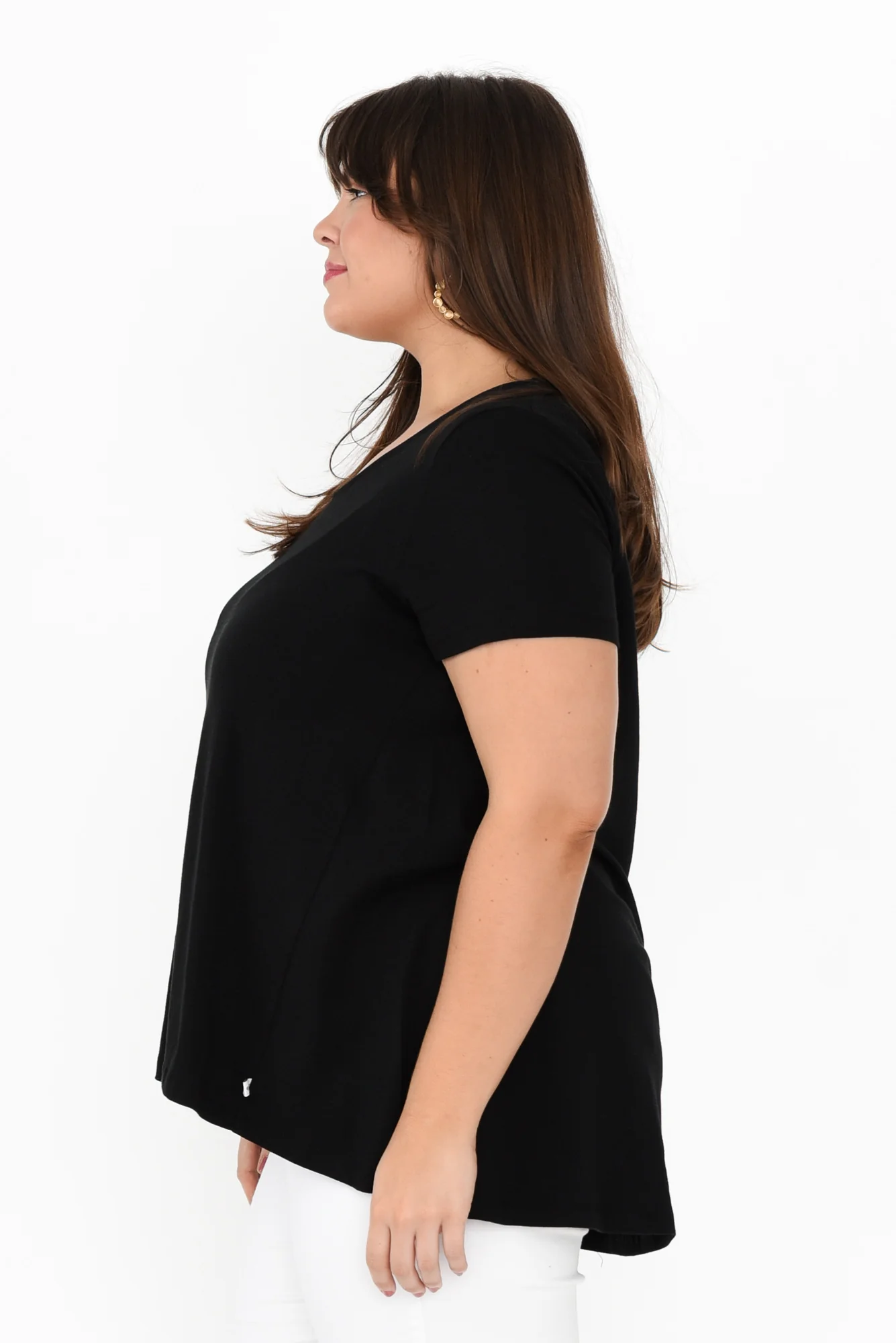 Montreal Black Cotton Tee - Image 9