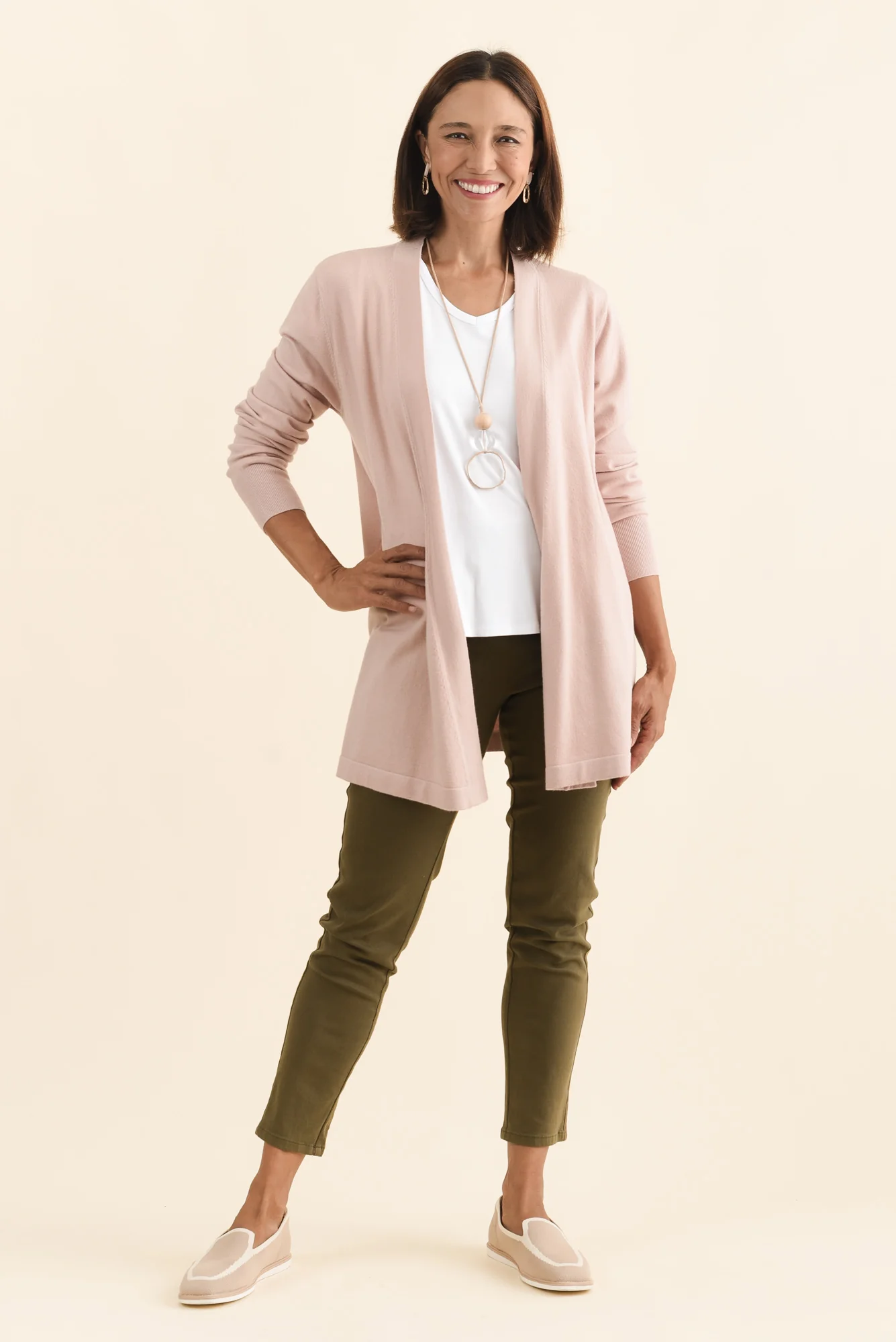 Morocco Blush Knit Cardigan - Image 3