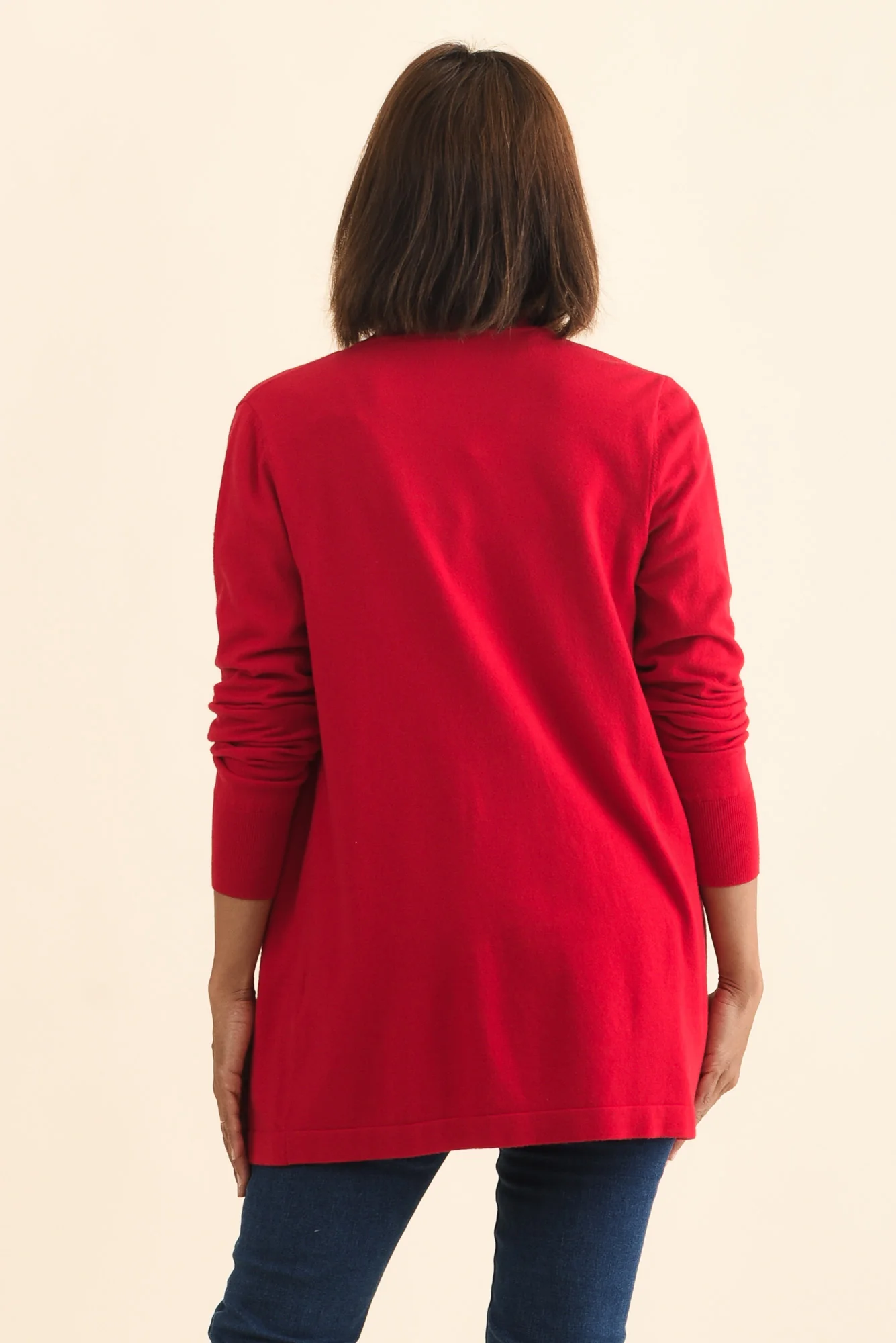 Morocco Red Knit Cardigan - Image 5