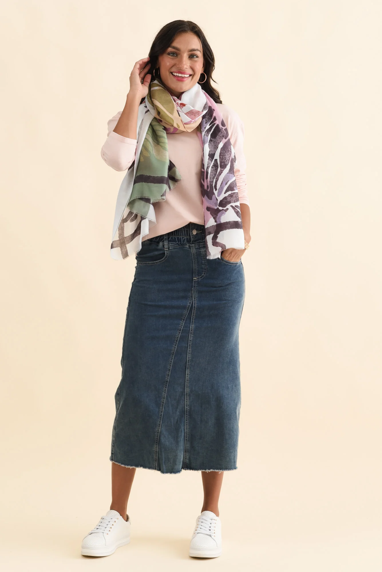 Moya Pink Hi Lo Top - Image 2