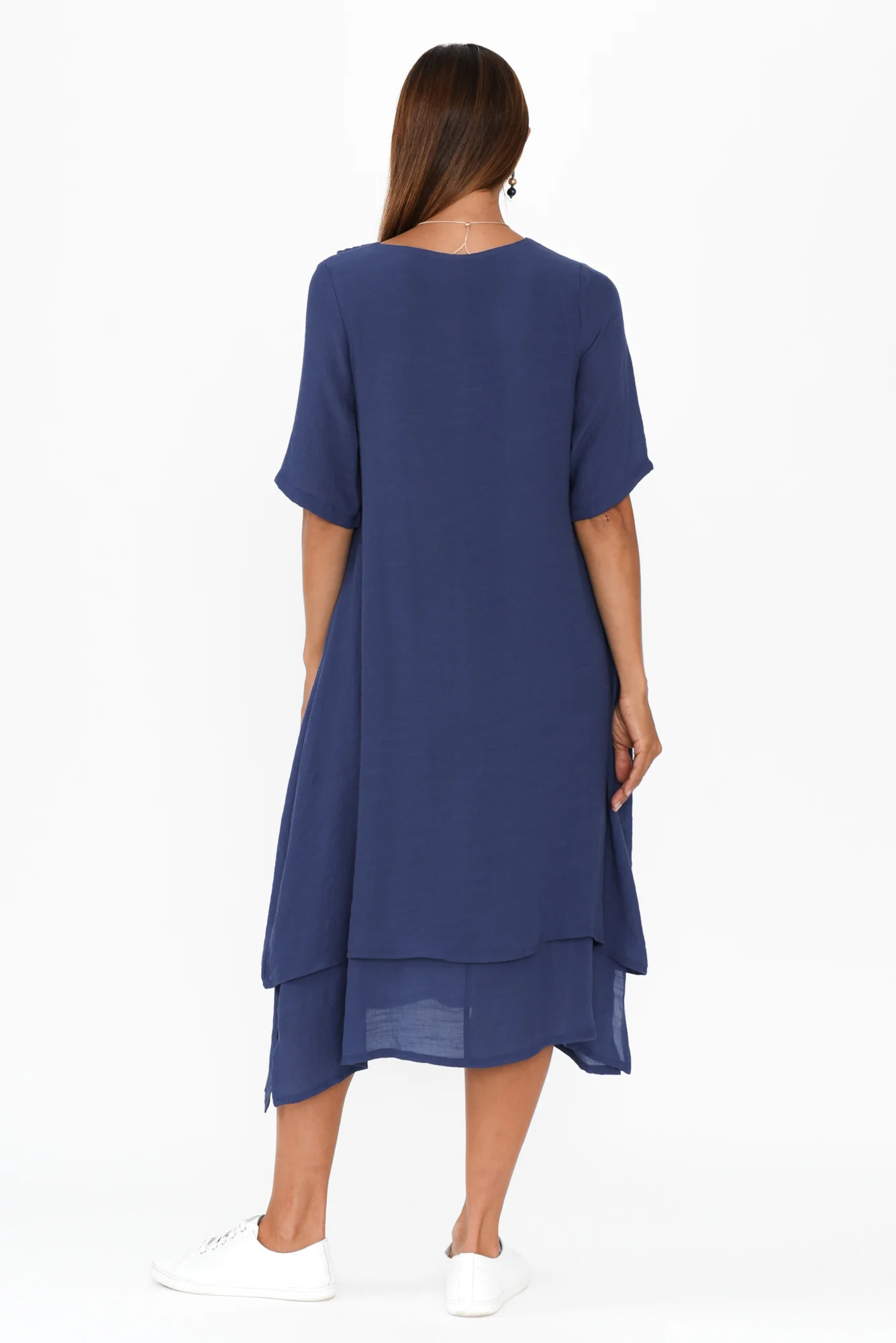 Nala Deep Blue Layers Dress - Image 5