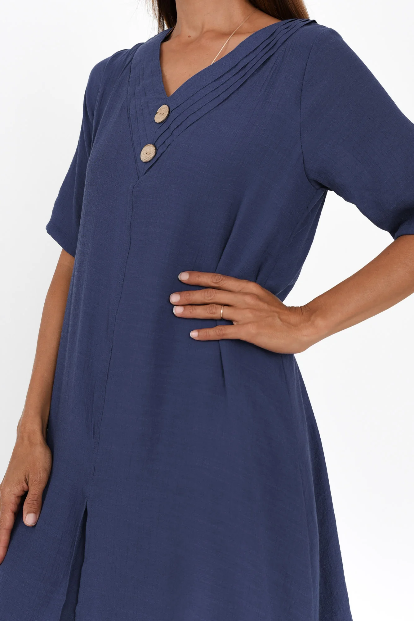 Nala Deep Blue Layers Dress - Image 6