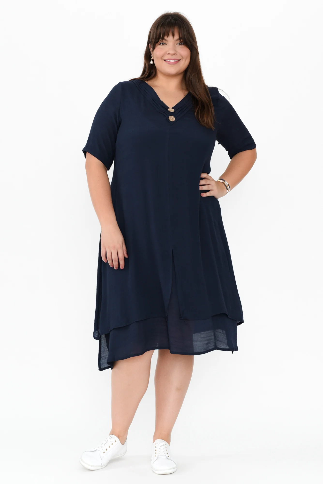 Nala Navy Layers Dress - Image 8