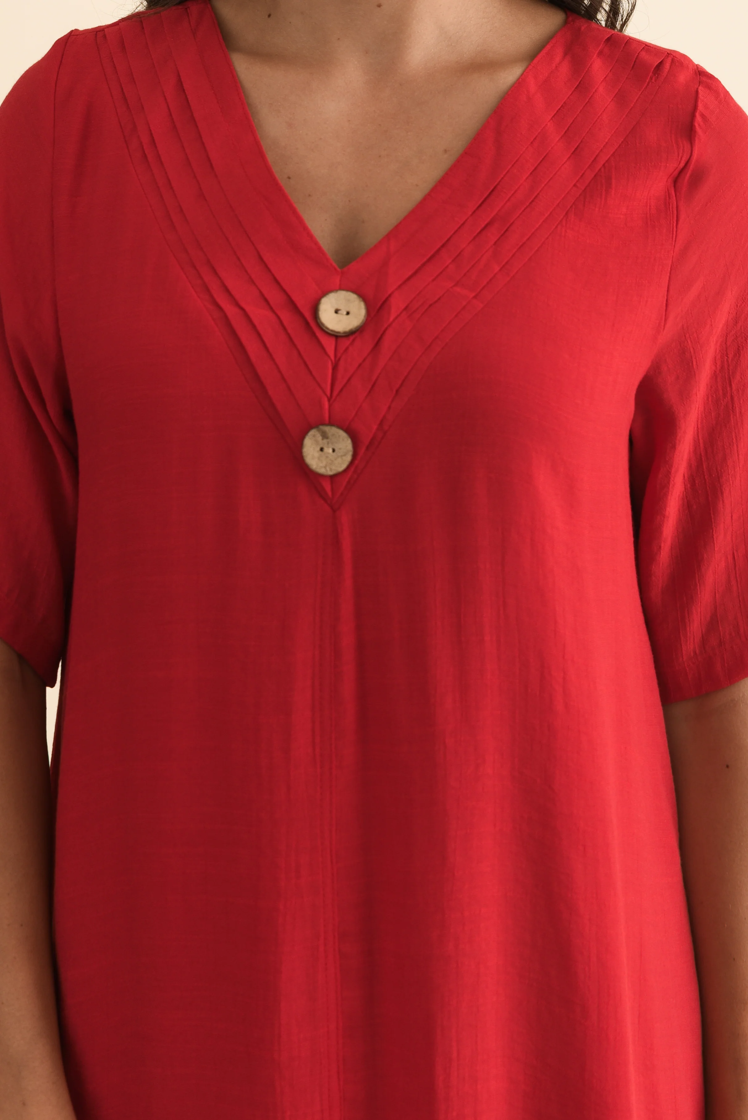 Nala Red Layers Dress - Image 5