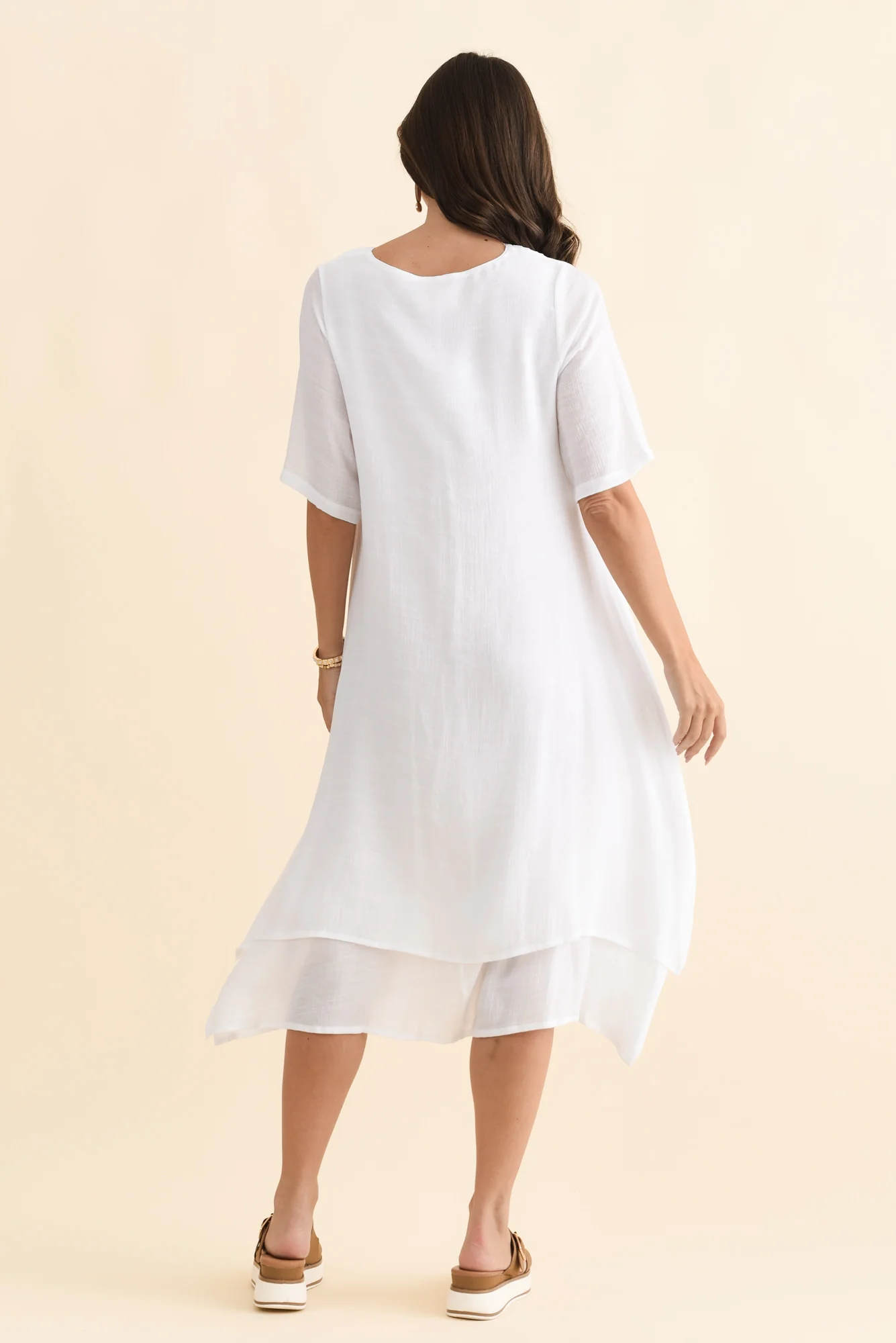 Nala White Layers Dress - Image 4