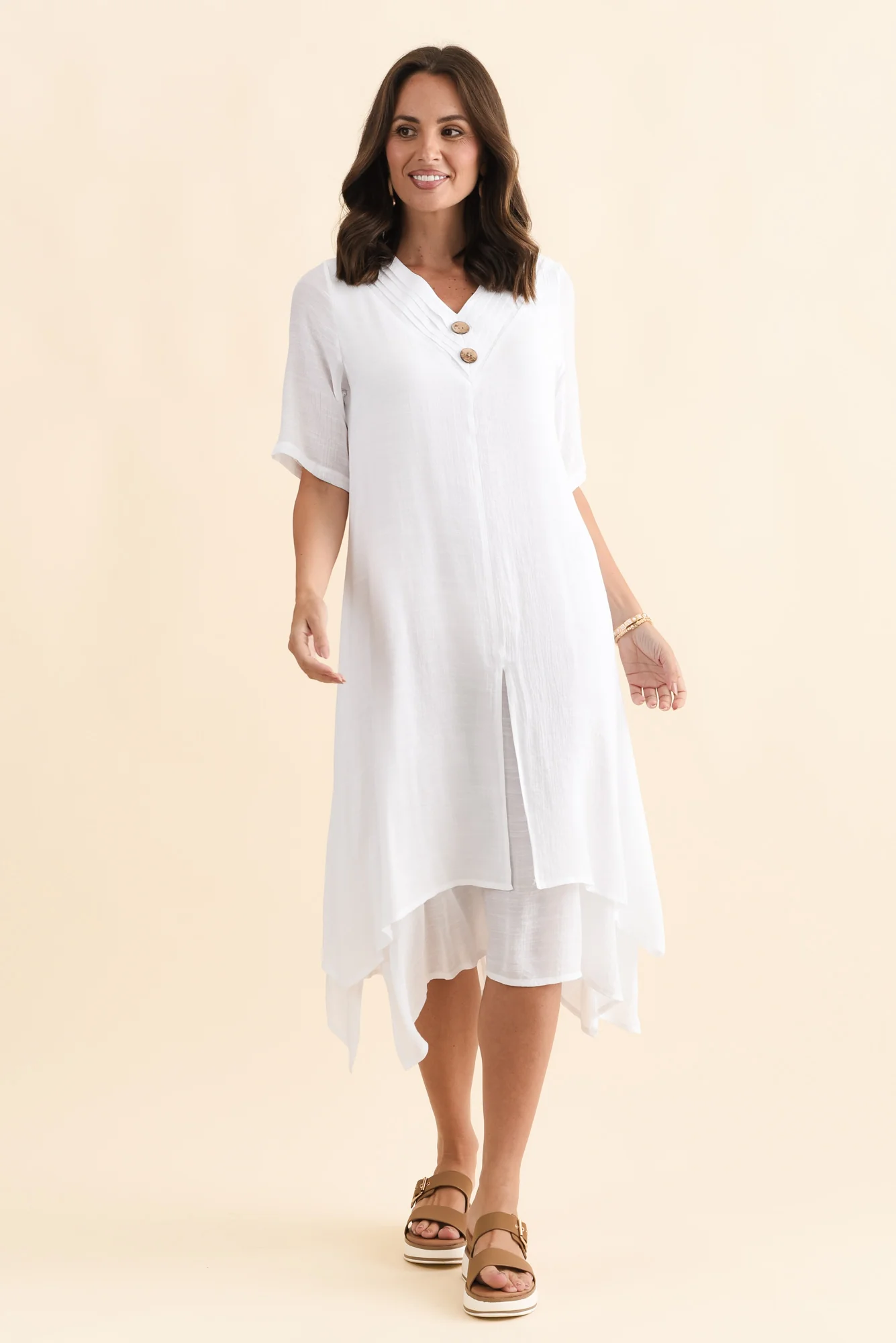Nala White Layers Dress - Image 6