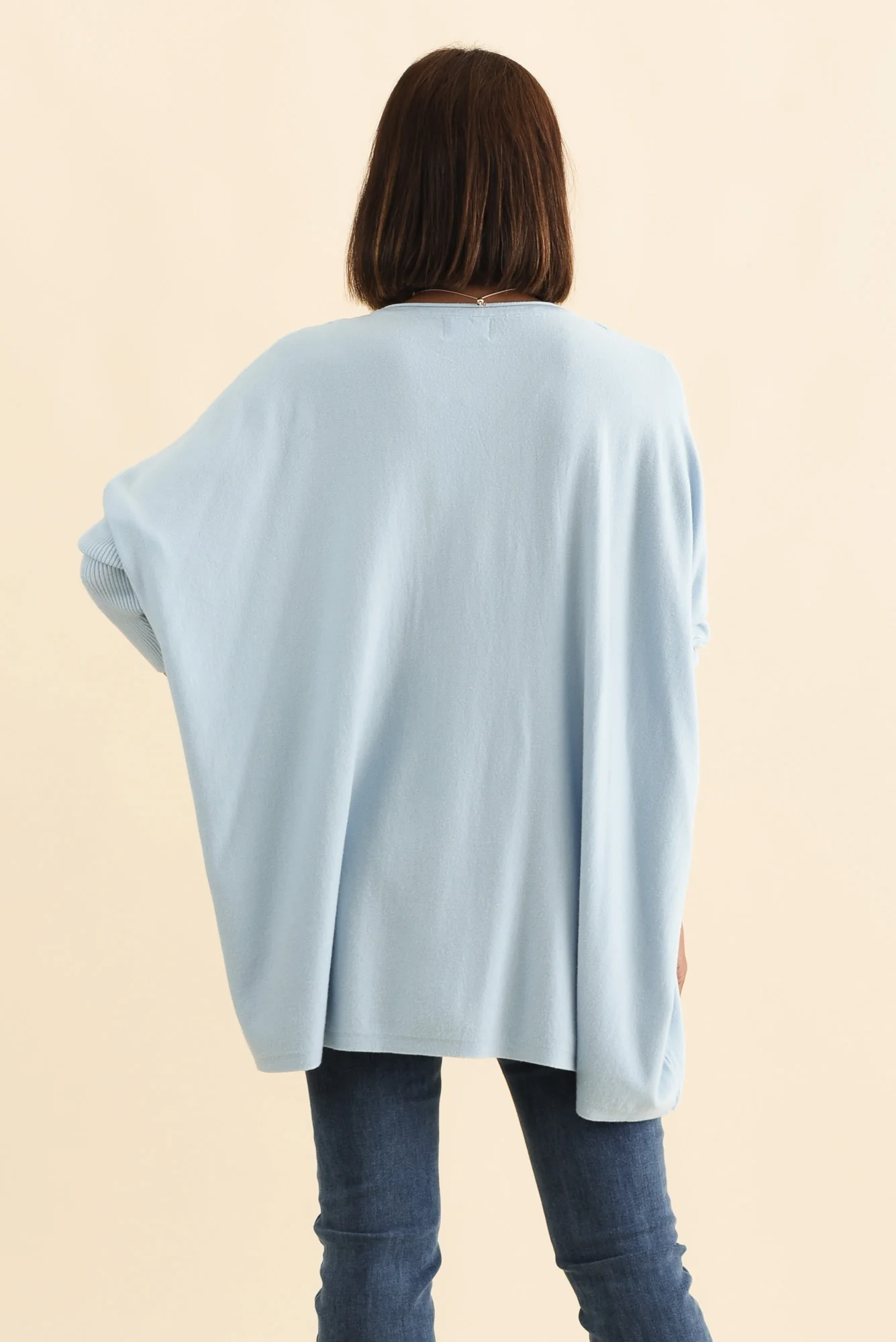 Nastia Light Blue Wool Blend Jumper - Image 5