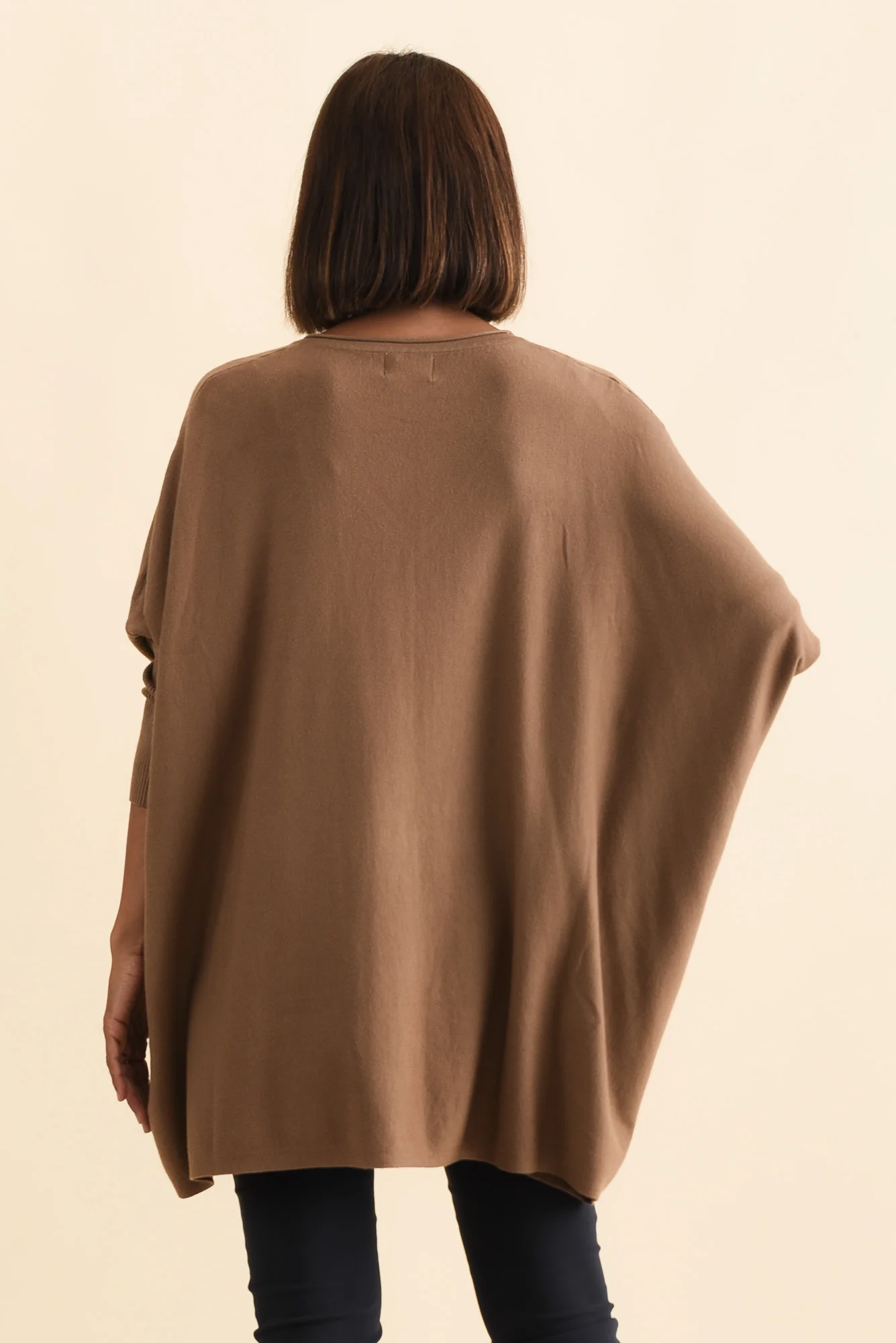 Nastia Mocha Wool Blend Jumper - Image 5