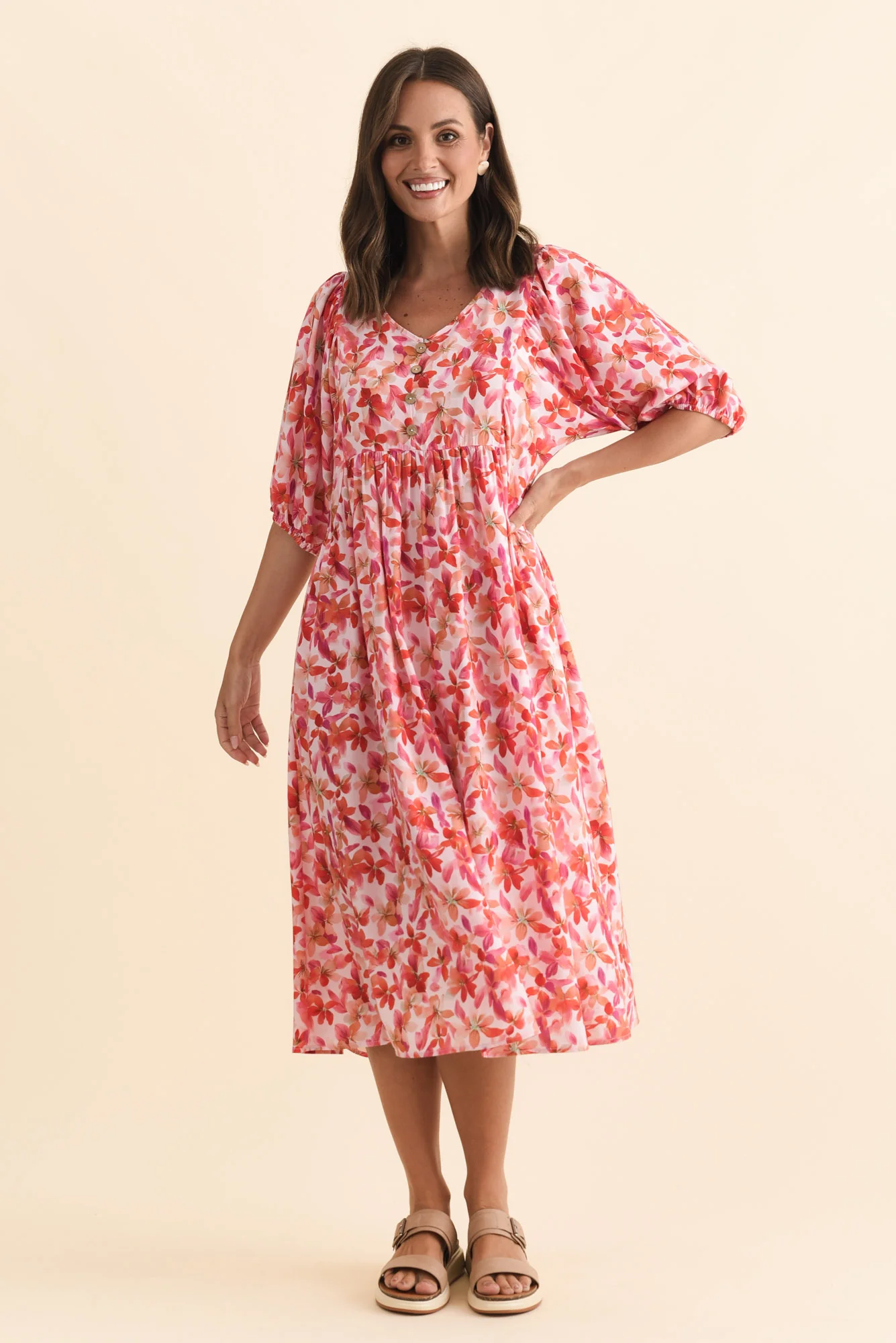 Nolte Pink Petal Pocket Dress - Image 6