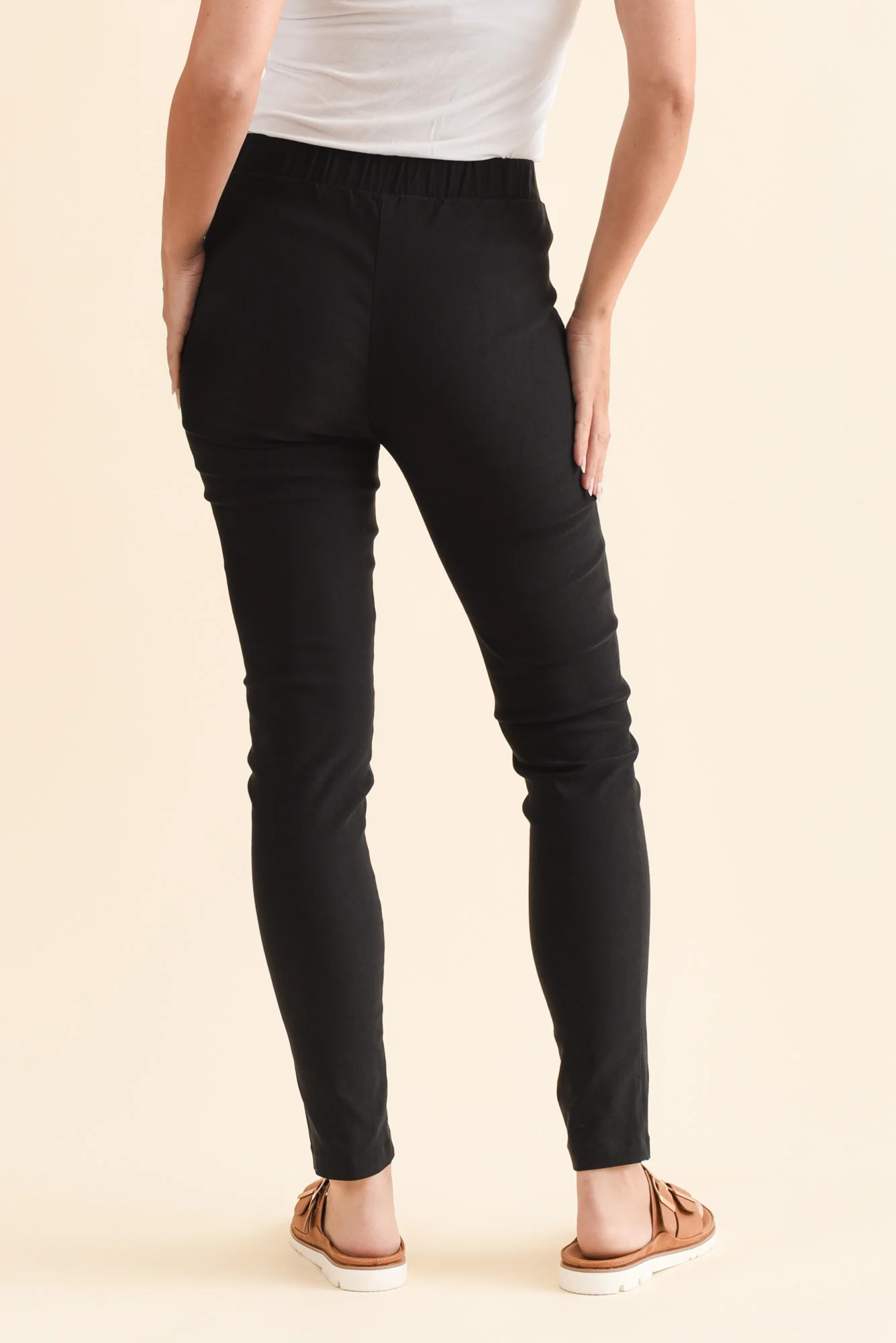 Olympia Black Straight Pants - Image 5