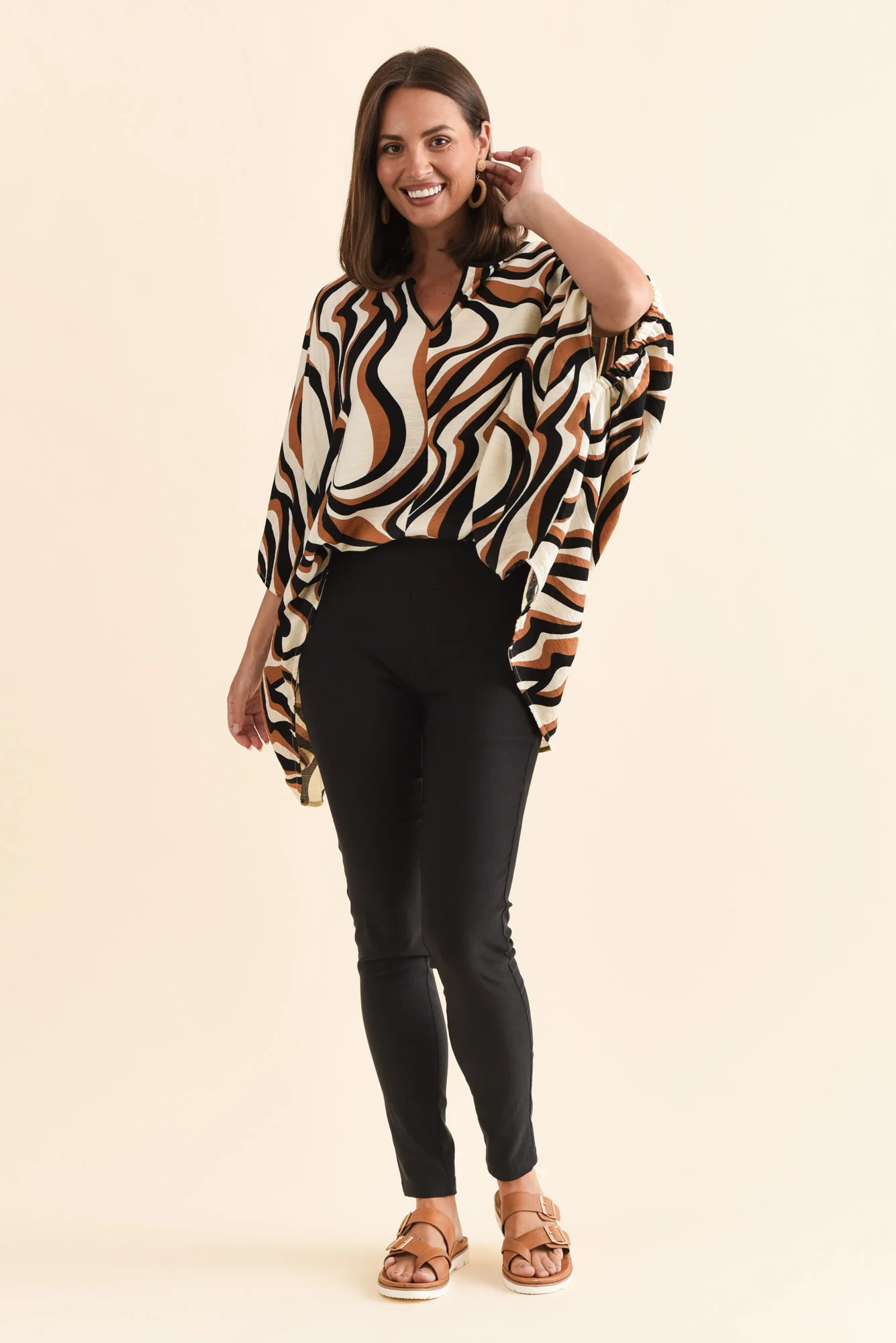 Olympia Black Straight Pants - Image 7