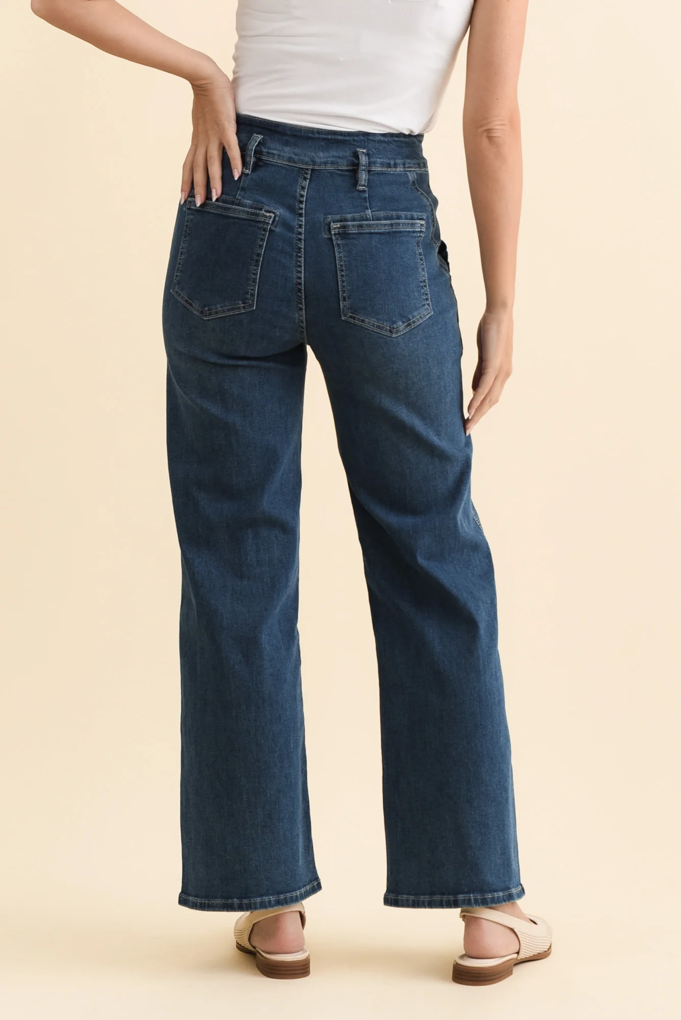 Orwell Blue Straight Leg Jeans - Image 5
