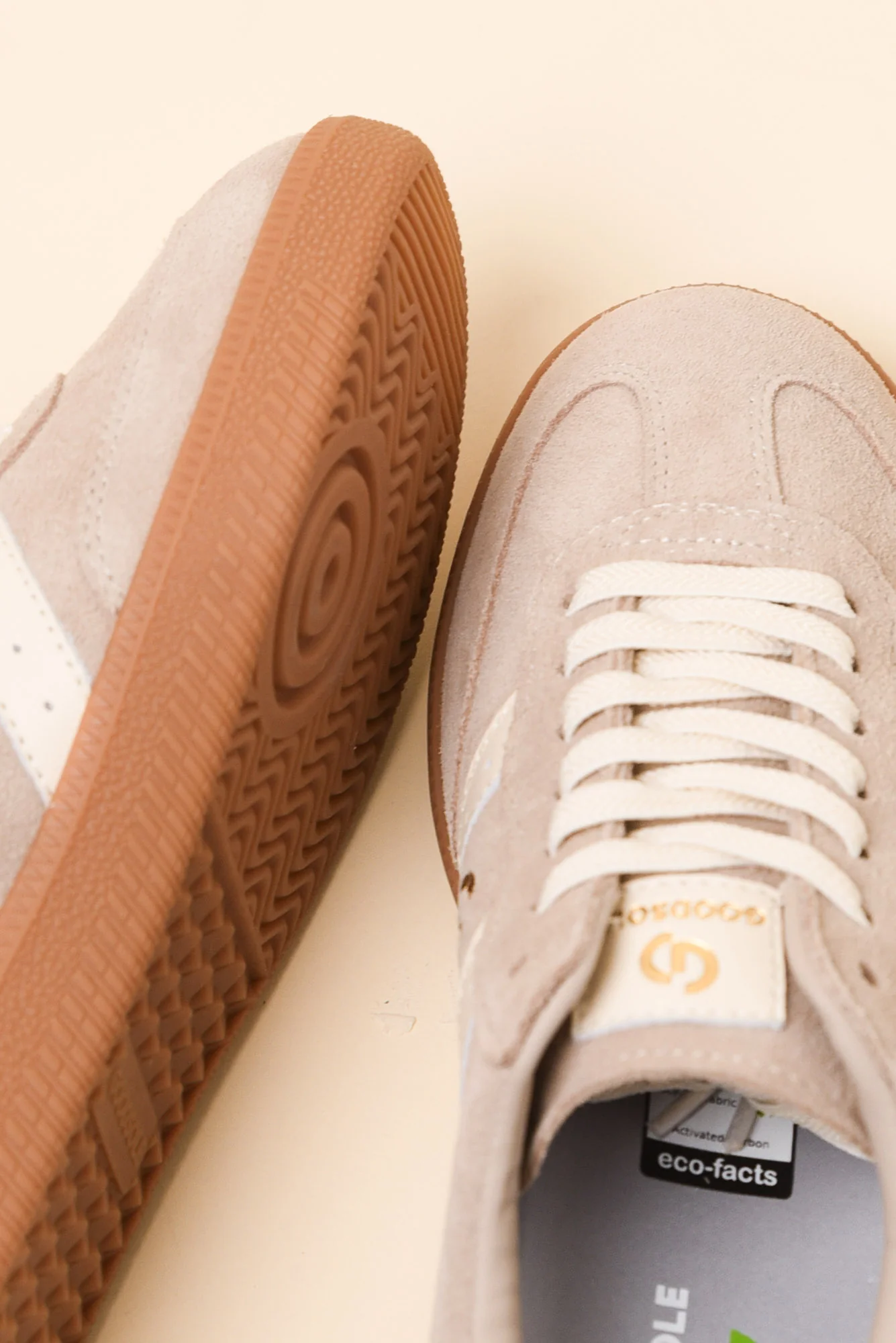 Parallel Taupe Contrast Suede Sneaker - Image 3