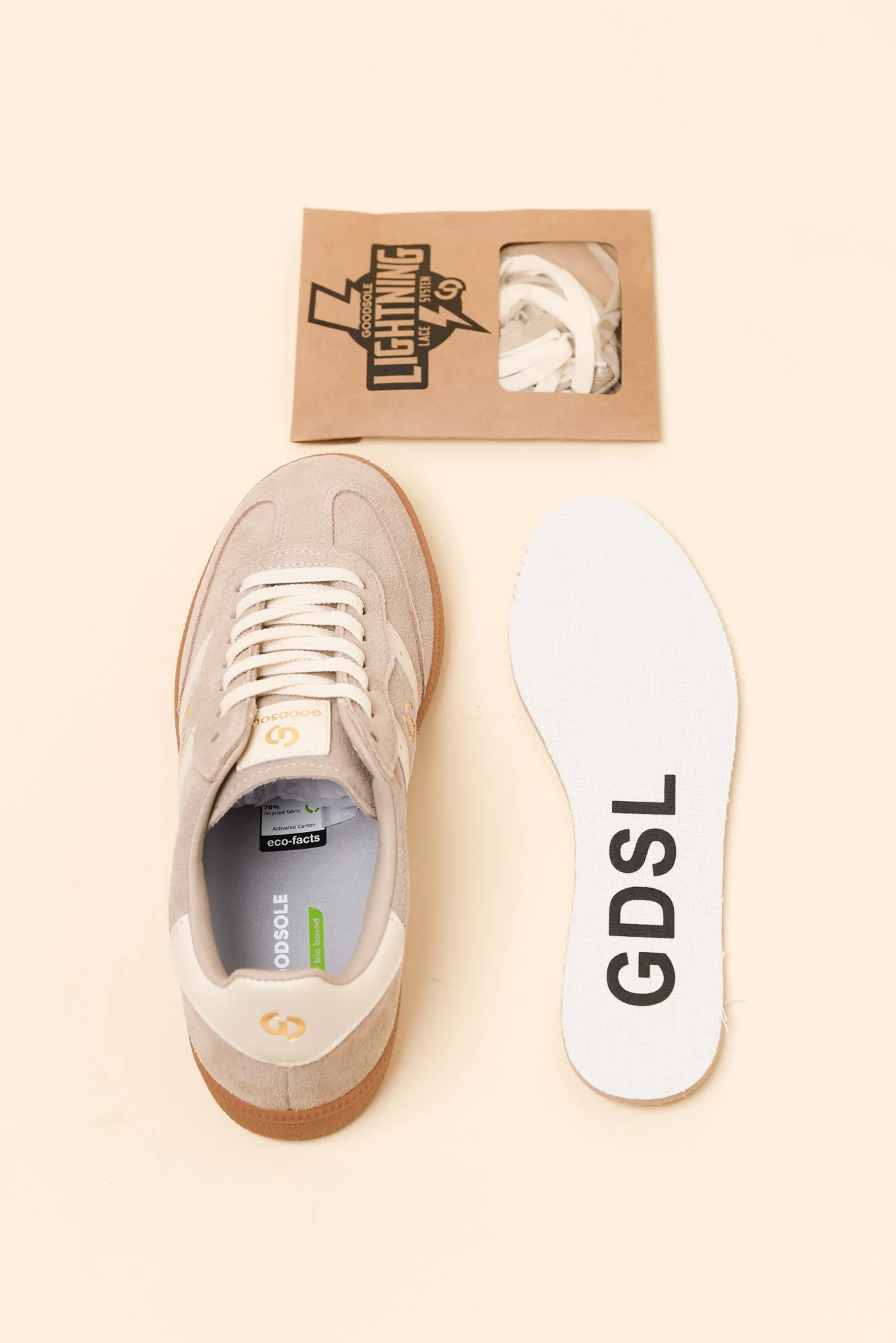 Parallel Taupe Contrast Suede Sneaker - Image 4