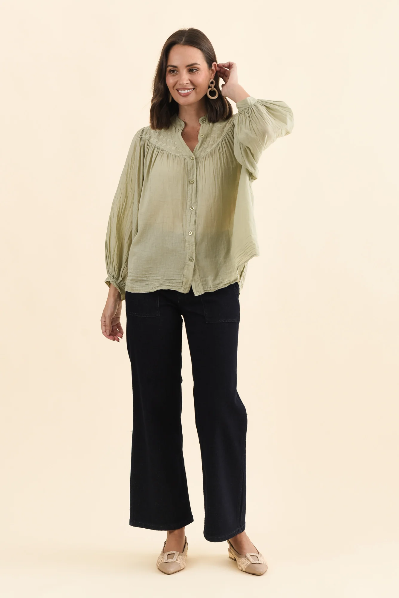Randy Sage Cotton Blouse - Image 6