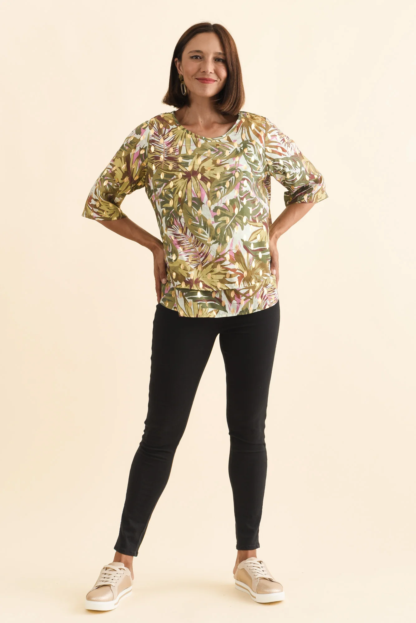 Reed Black Stretch Cotton Pants - Image 7