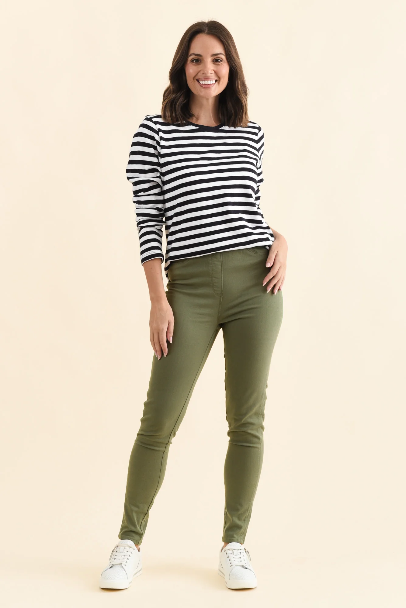 Reed Khaki Stretch Cotton Pants - Image 7