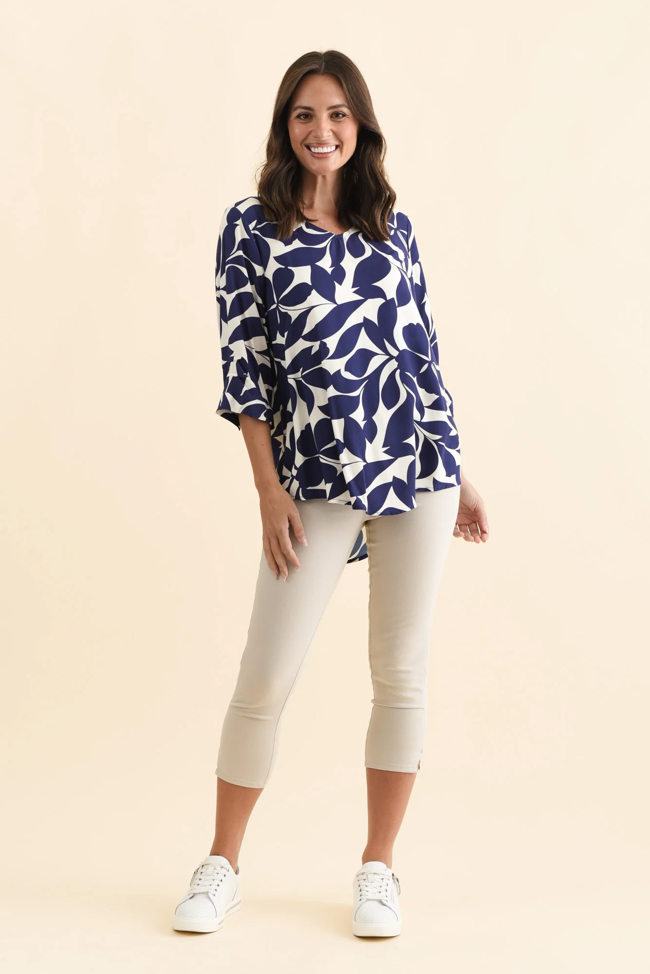 Reed Stone Stretch Cotton Capri Pants - Image 7