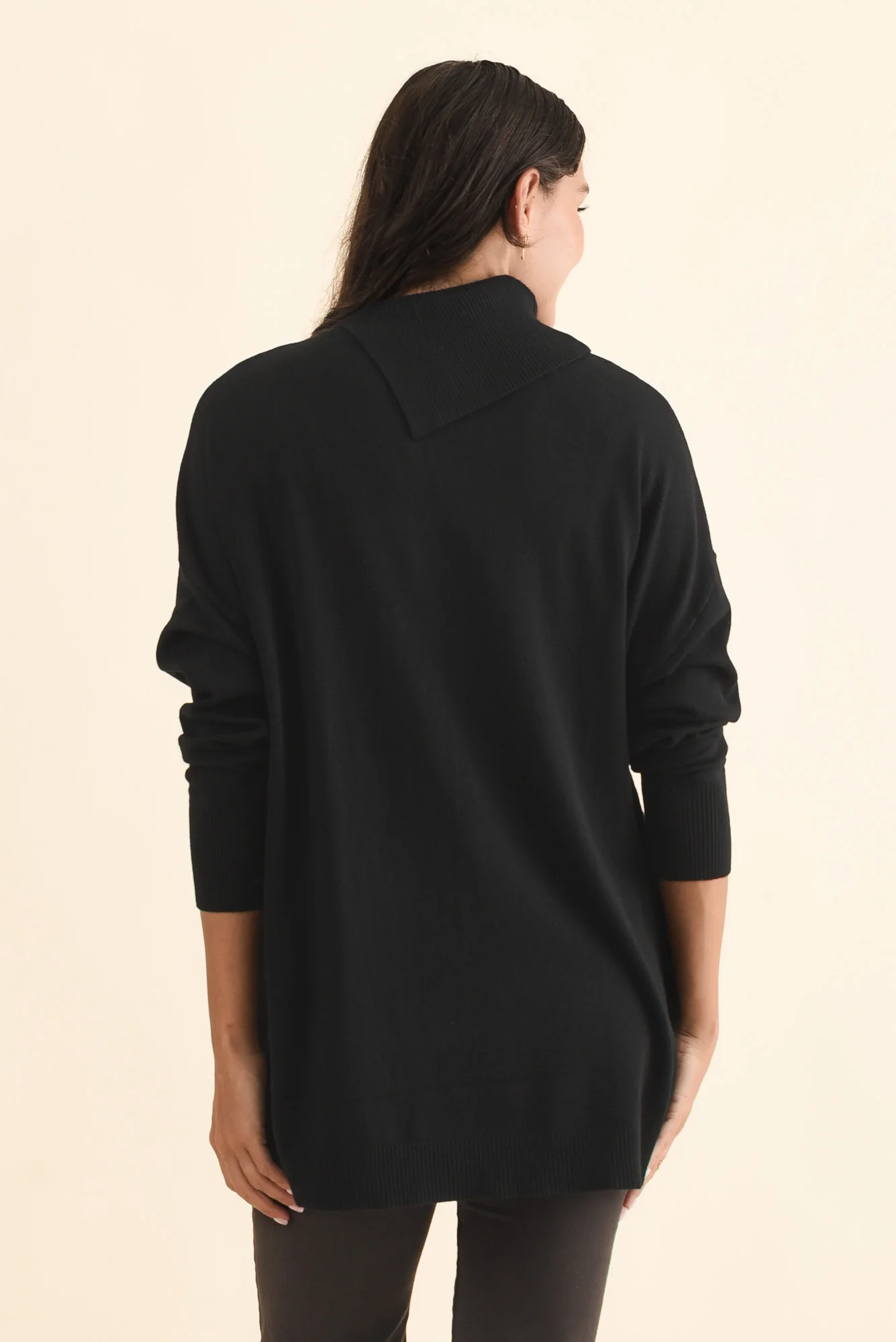 Renfrey Black Knit Jumper - Image 4