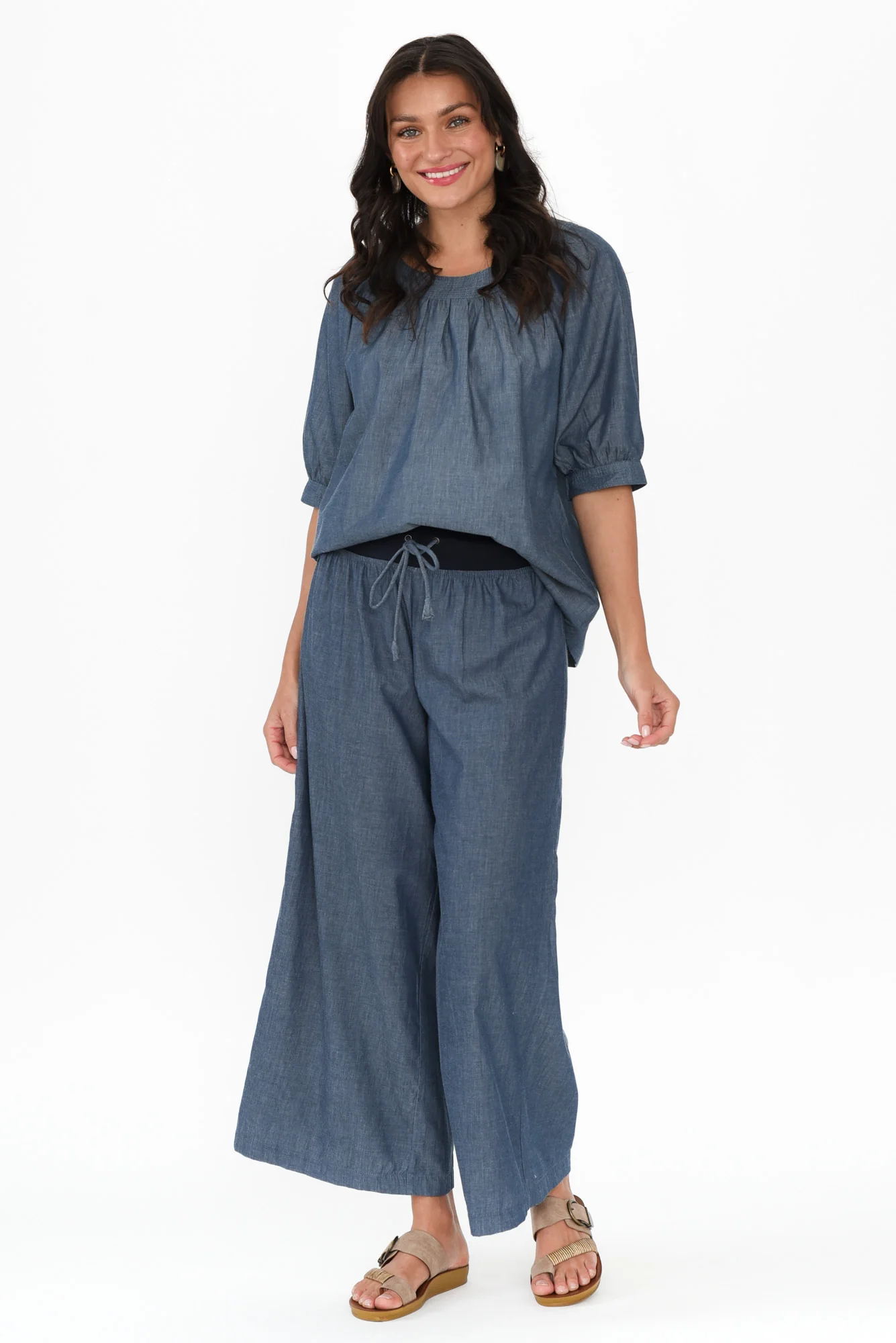 Rhea Steel Cotton Top - Image 7