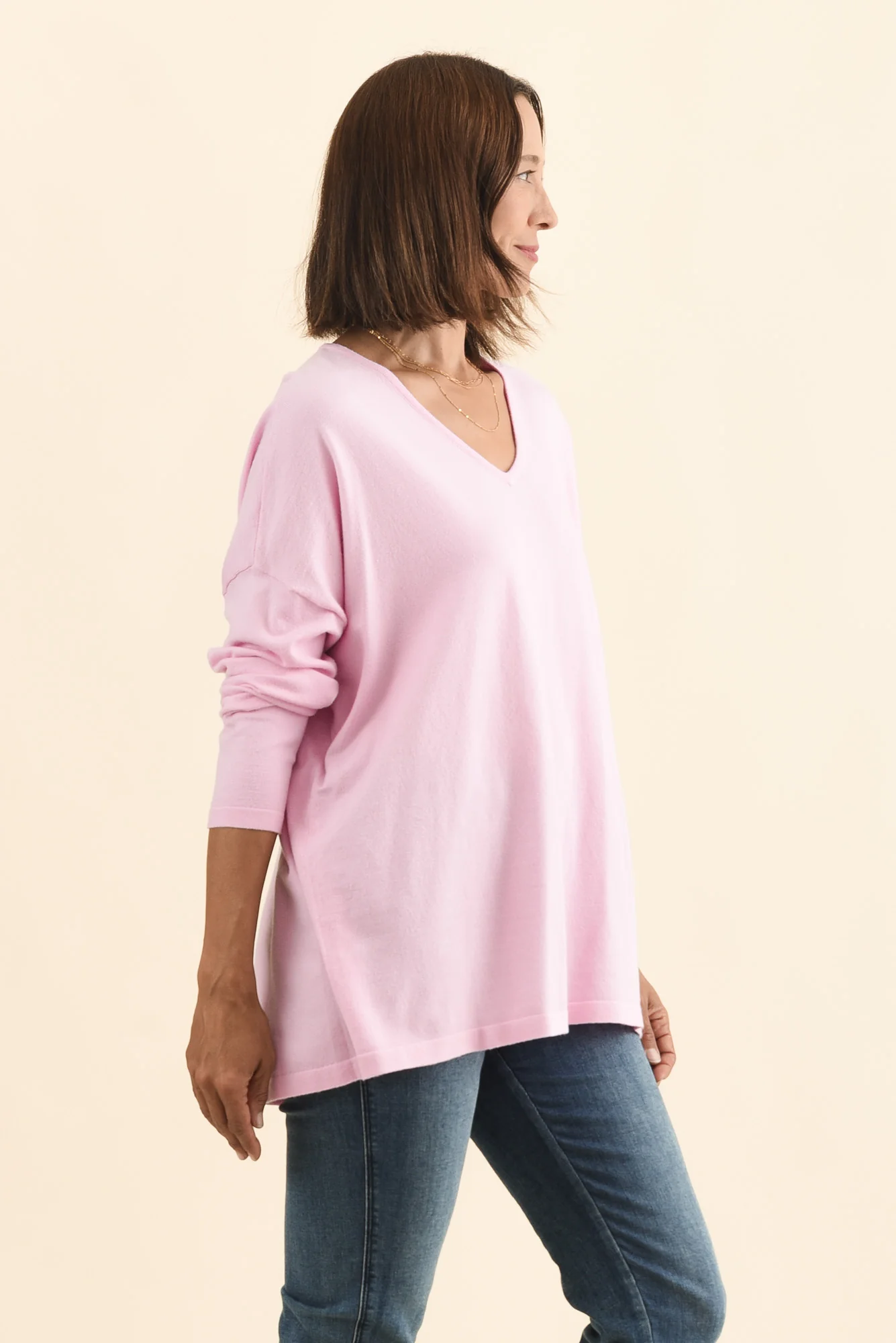 Ronnie Light Pink Knit Jumper - Image 3