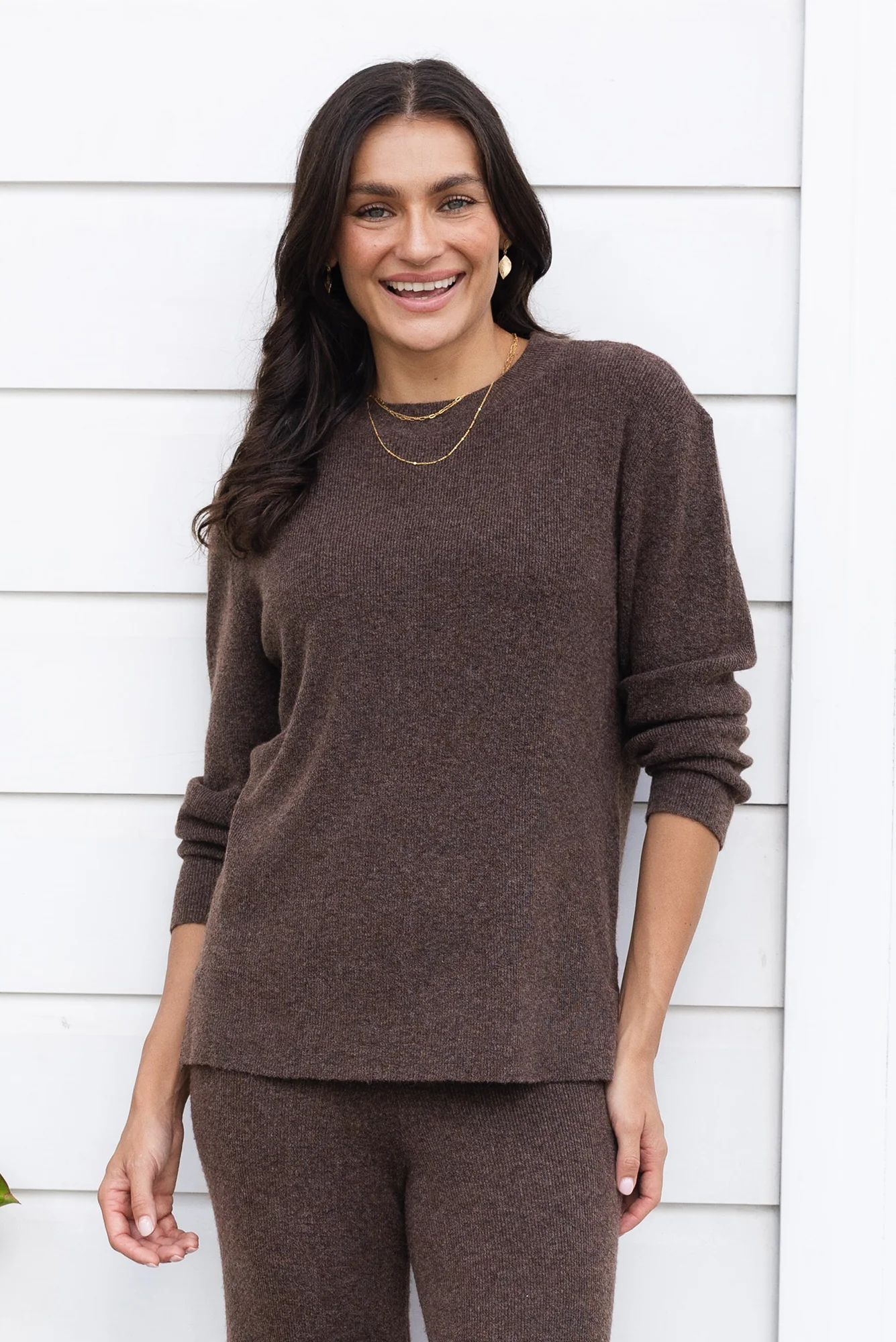 Ruby Chocolate Knit Jumper
