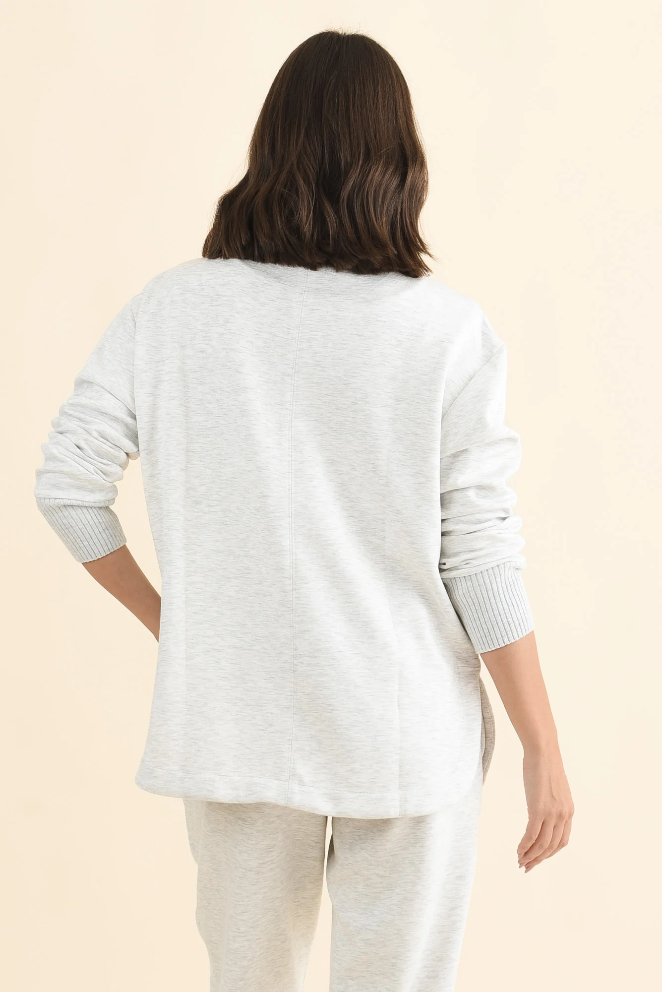 Sabi Grey Zip Sweatshirt - Image 5