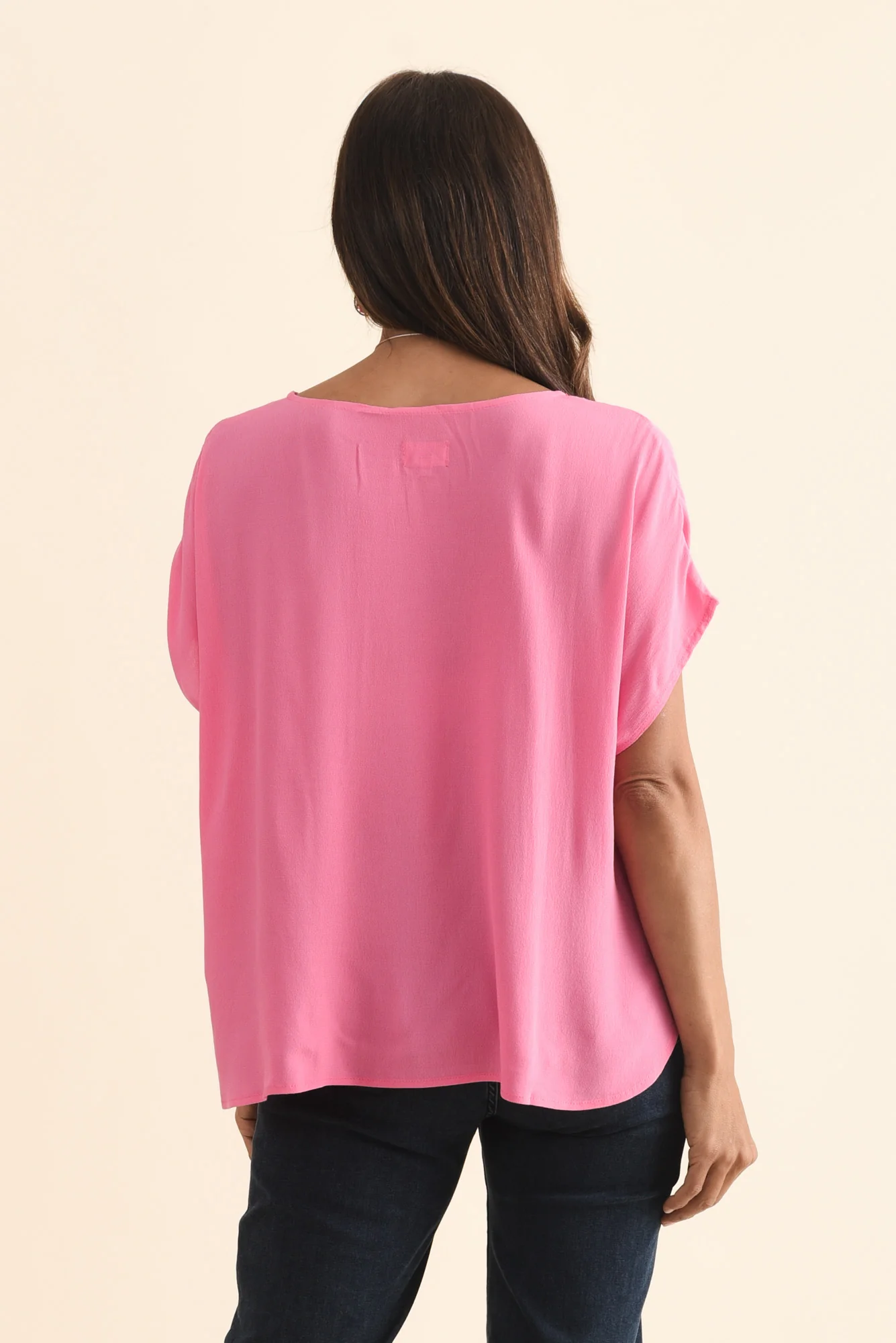 Sali Pink Drape Top - Image 4