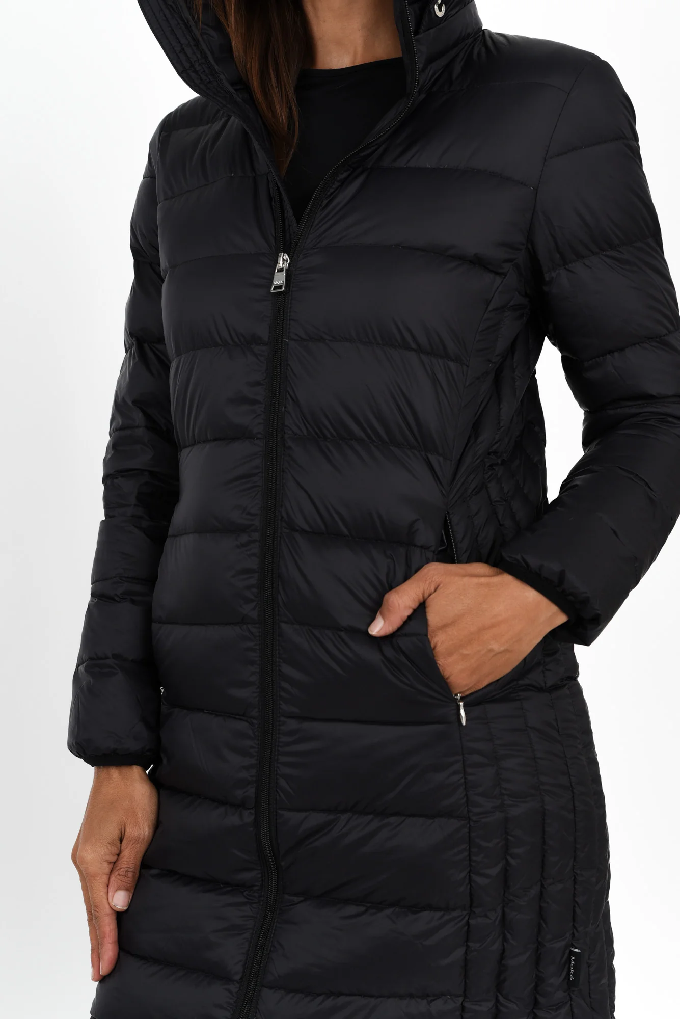 Sarah Black Down Puffer Jacket - Image 5