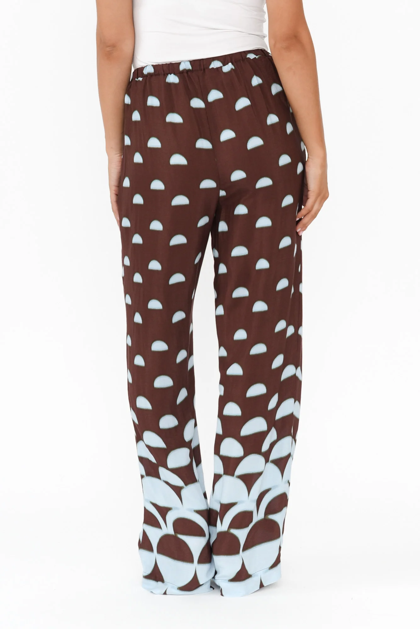 Second Valley Brown Geo Pants - Image 4