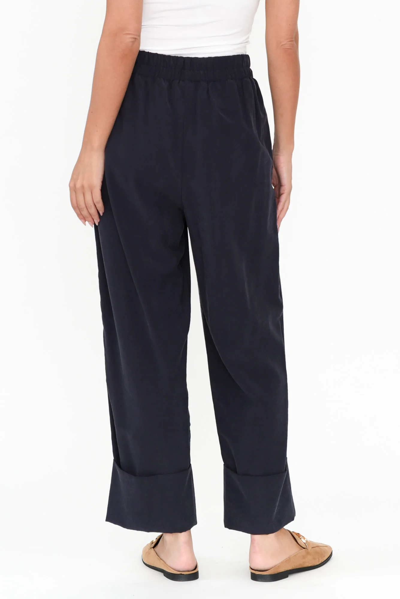 Seria Navy Cuff Pants - Image 5
