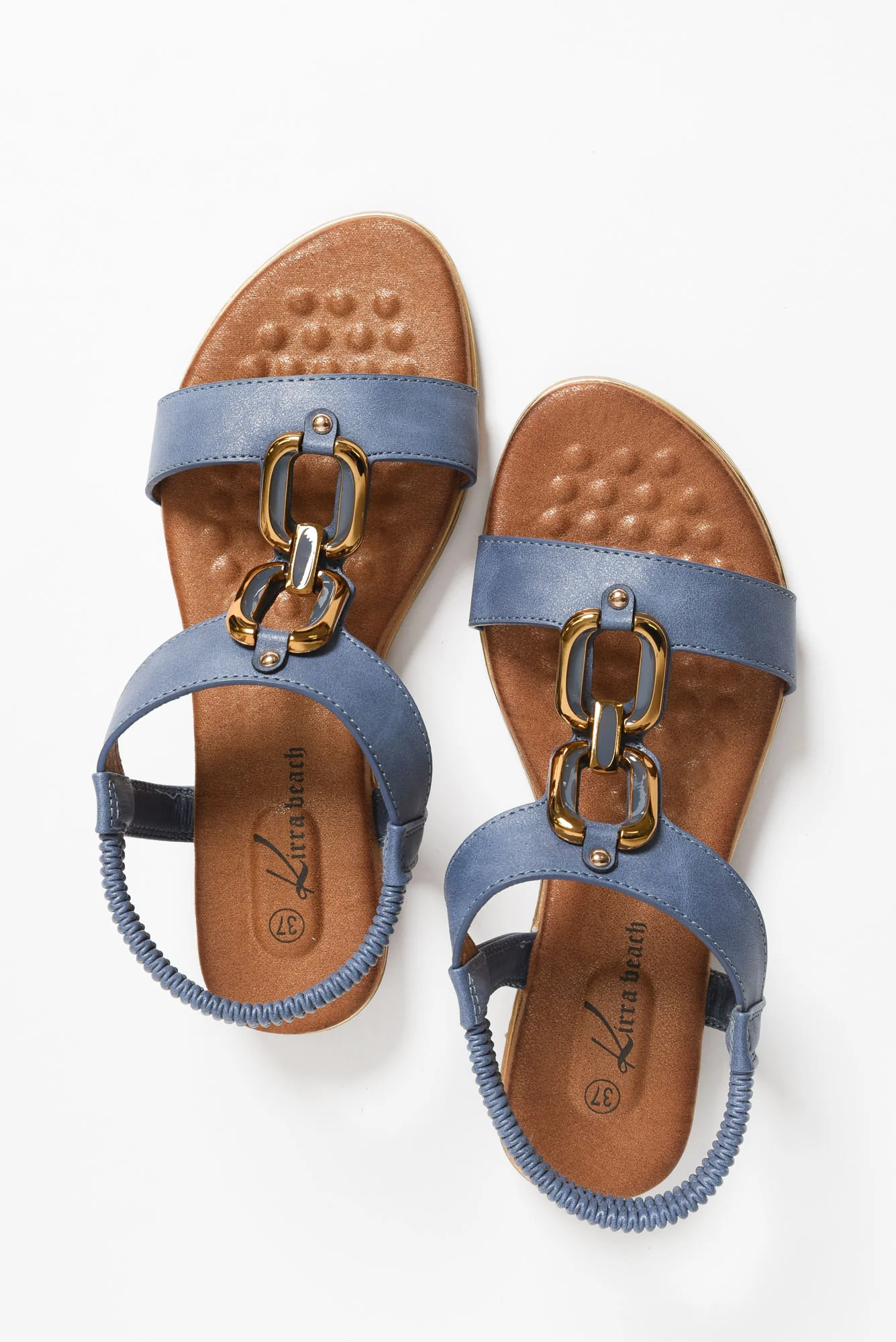 Shelby Blue Chain Sandal - Image 4