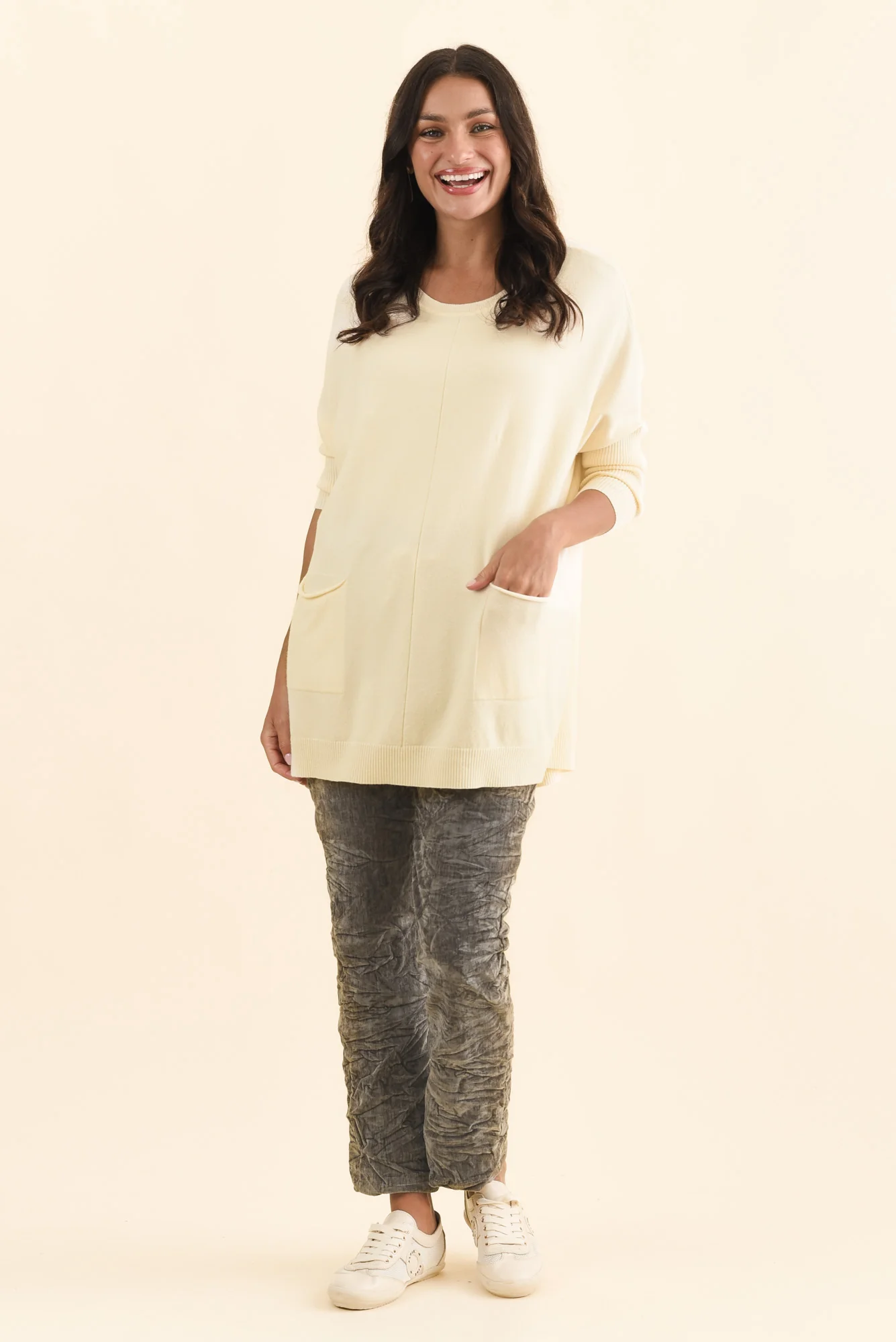 Soleil Taupe Drawstring Pants - Image 6