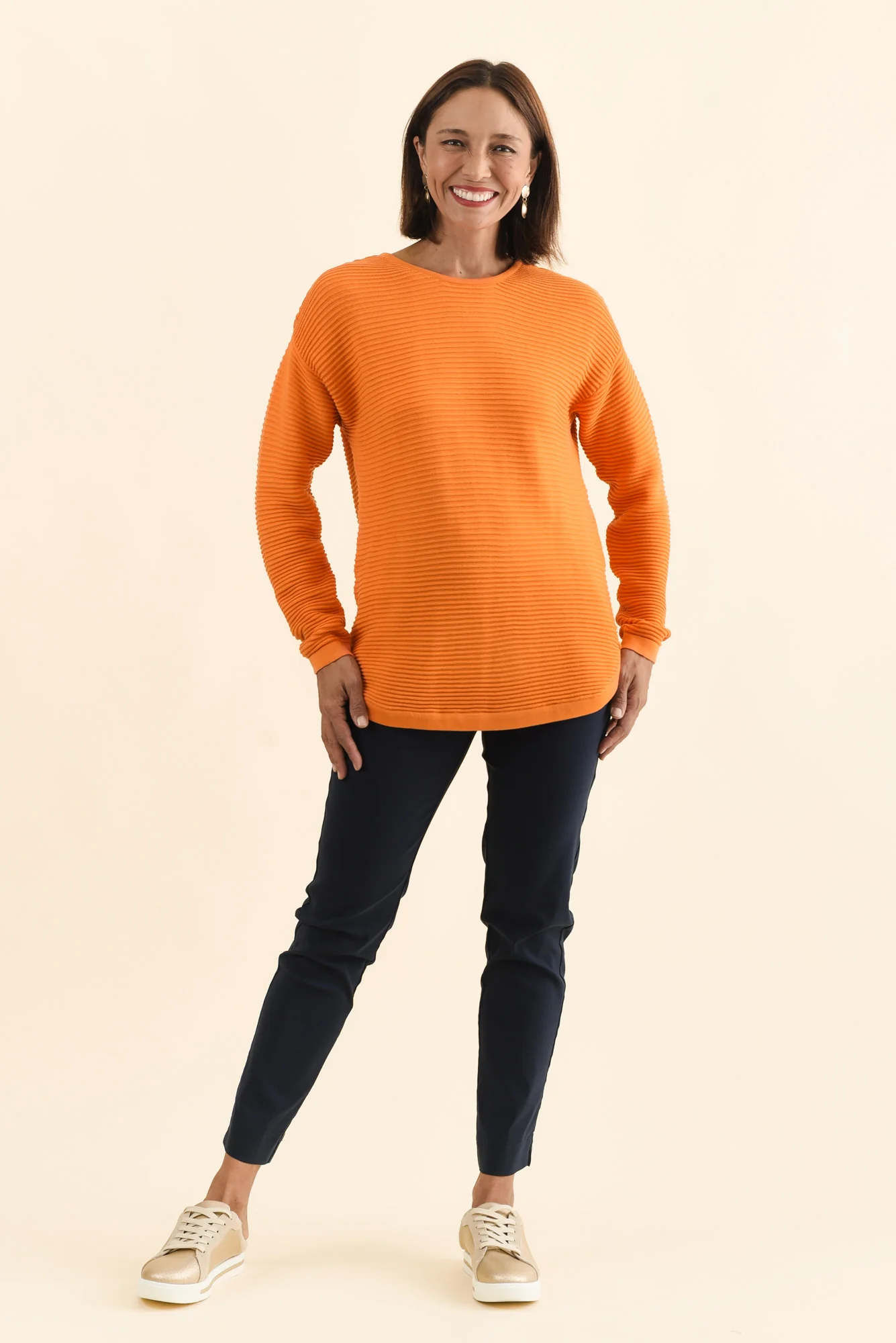 Somer Orange Organic Cotton Knit Jumper - Image 6