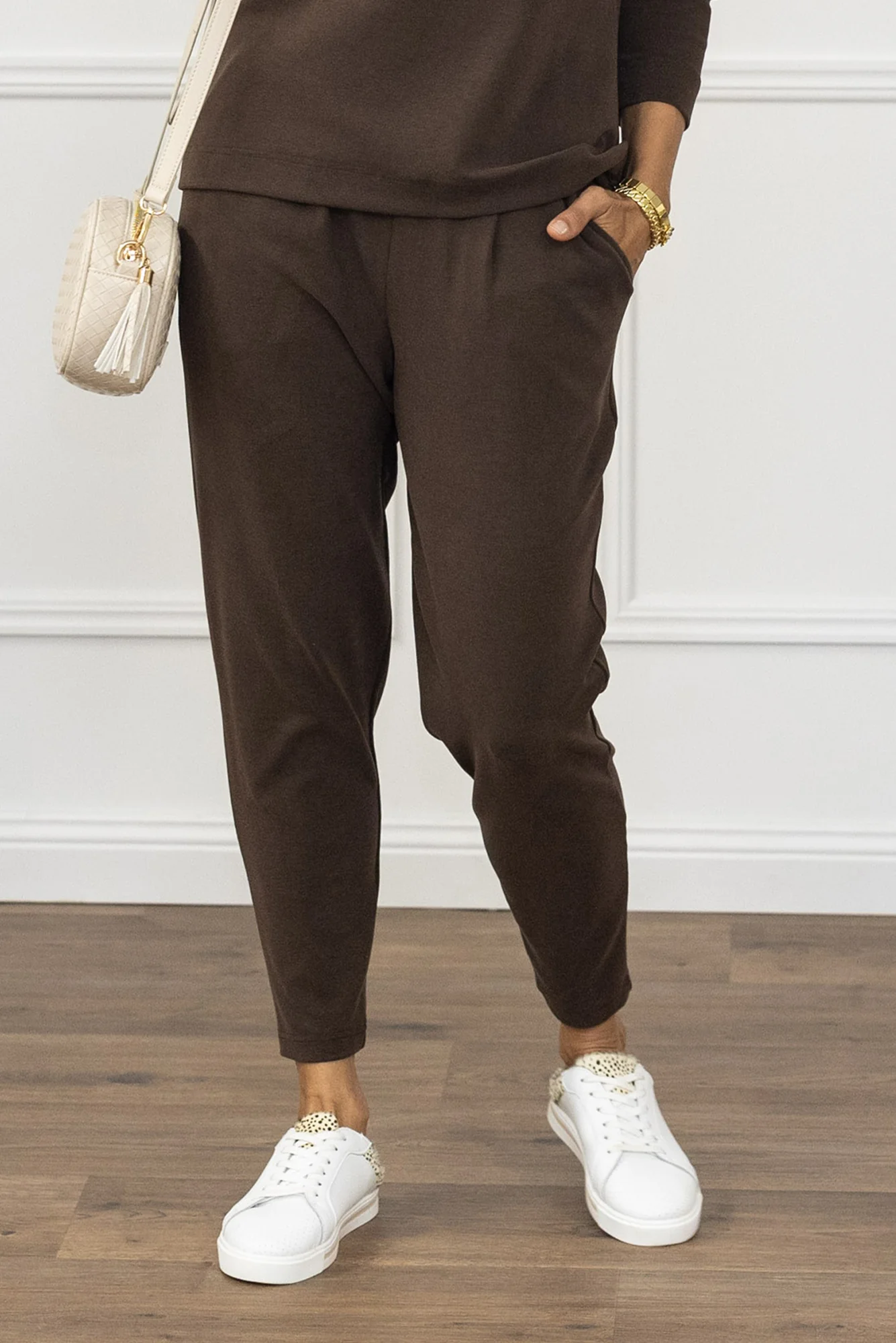 SuedeLuxe Chocolate Pocket Pants