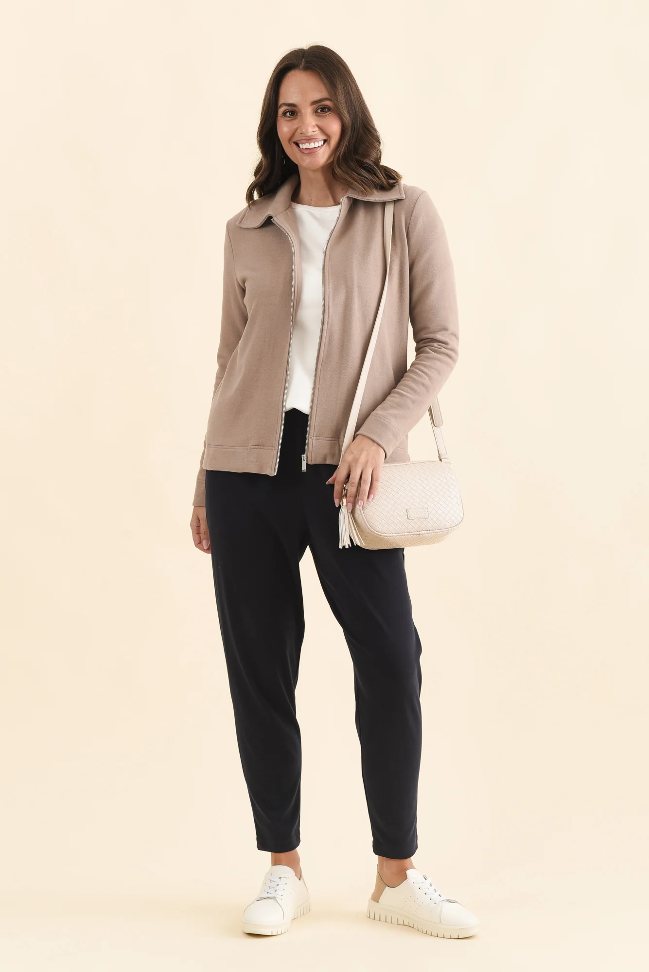 SuedeLuxe Navy Pocket Pants - Image 3