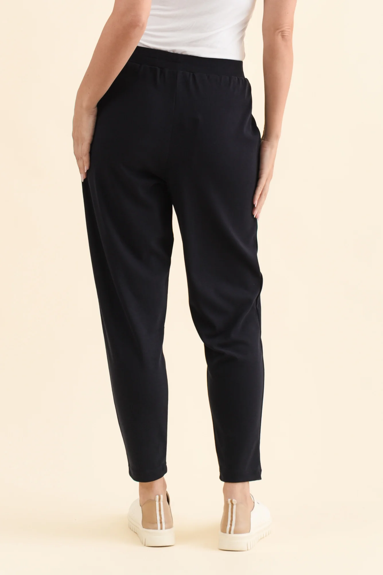 SuedeLuxe Navy Pocket Pants - Image 5