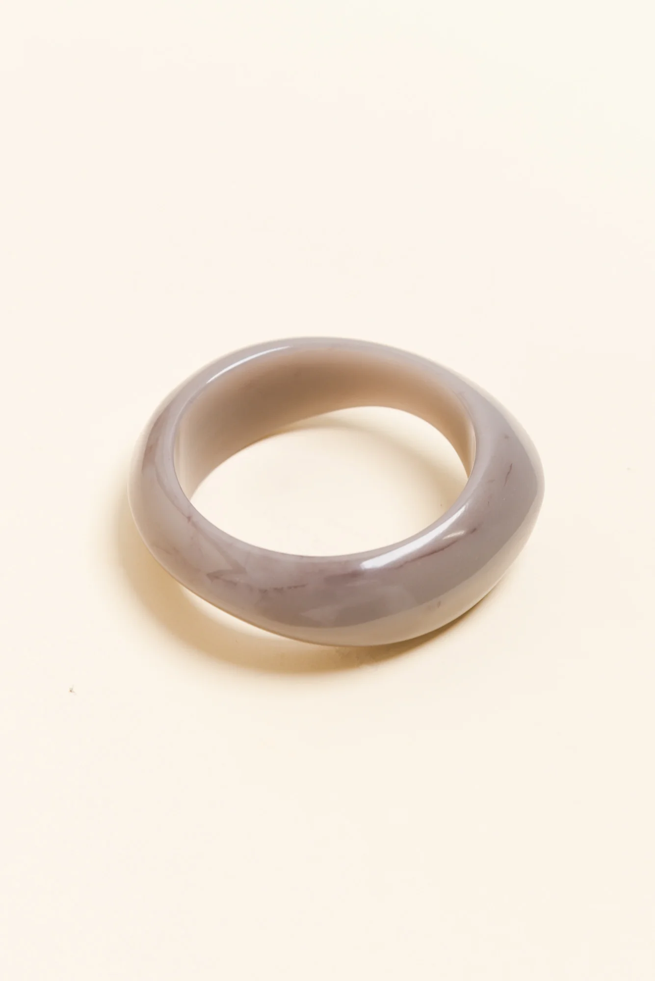 Suna Grey Asymmetric Bangle