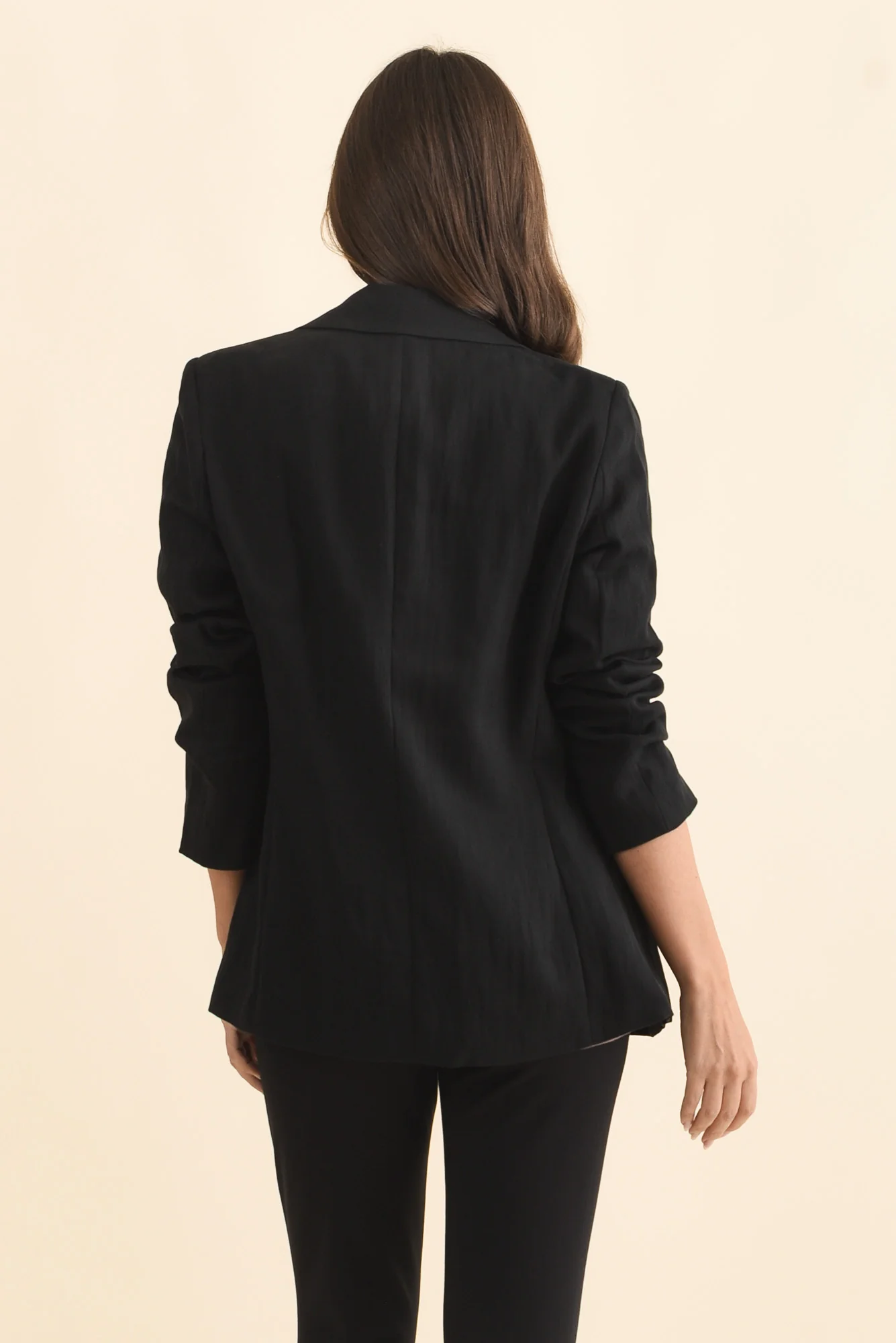 Sutton Black Collared Blazer - Image 4