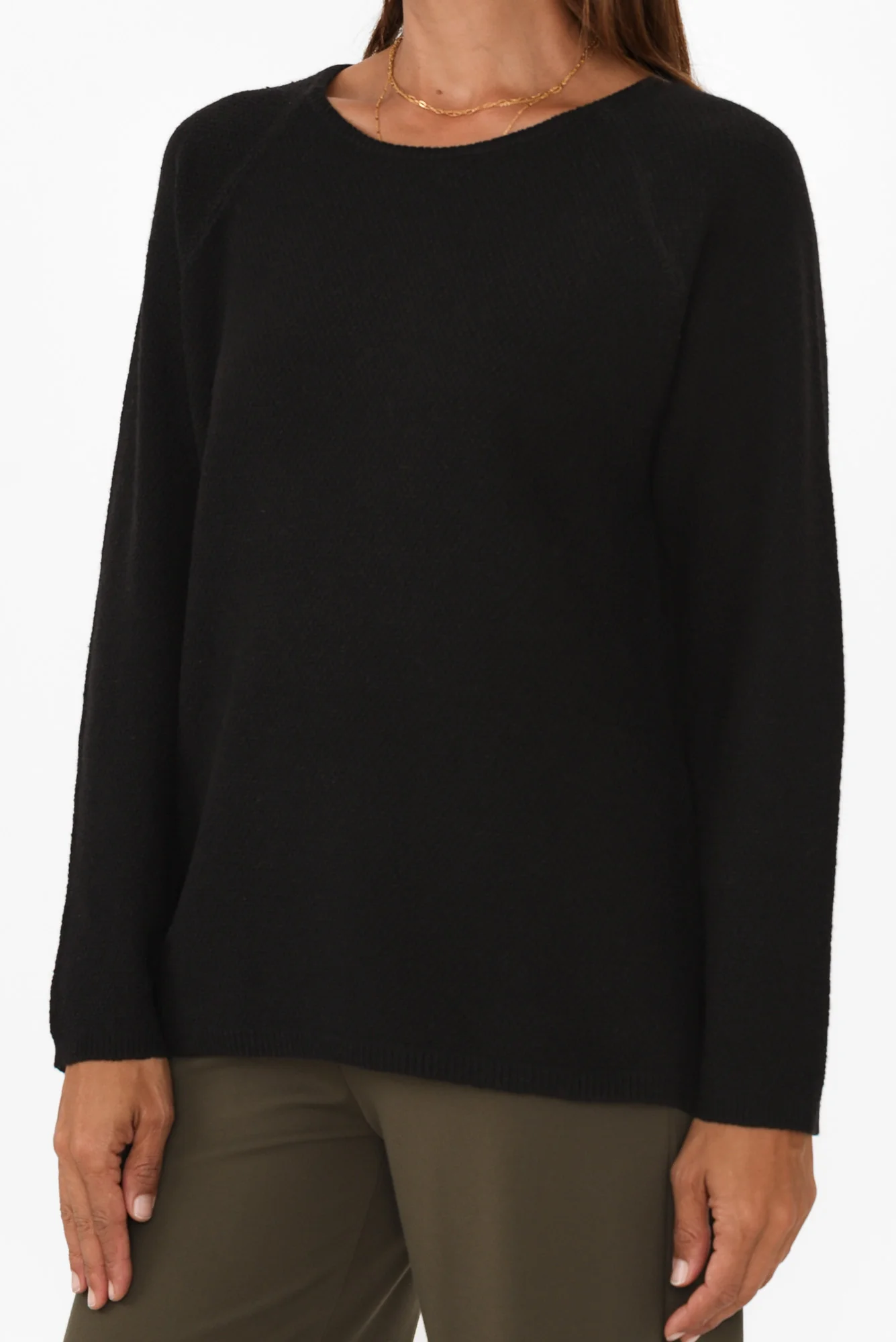 Sylvie Black Knit Jumper - Image 6