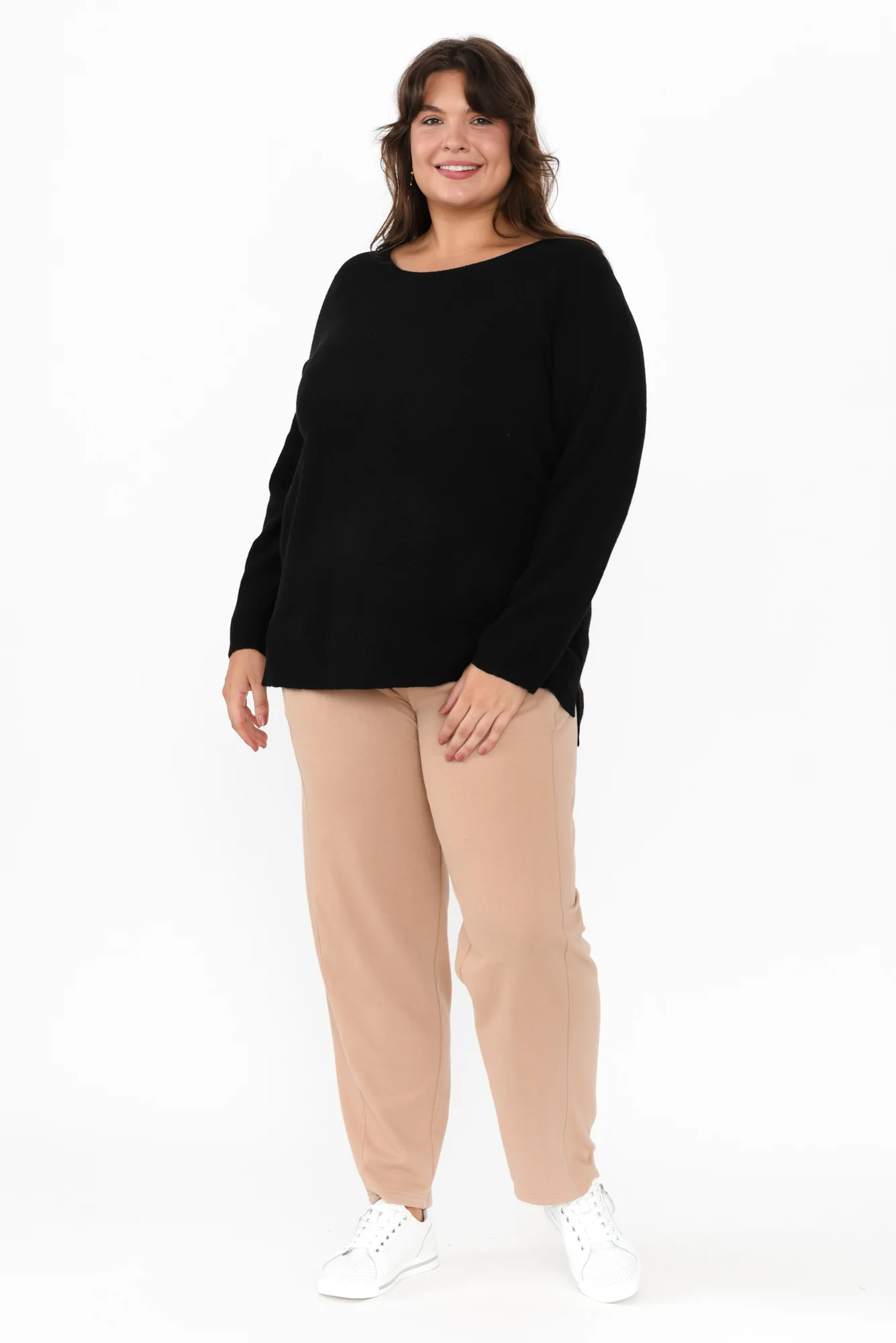 Sylvie Black Knit Jumper - Image 8