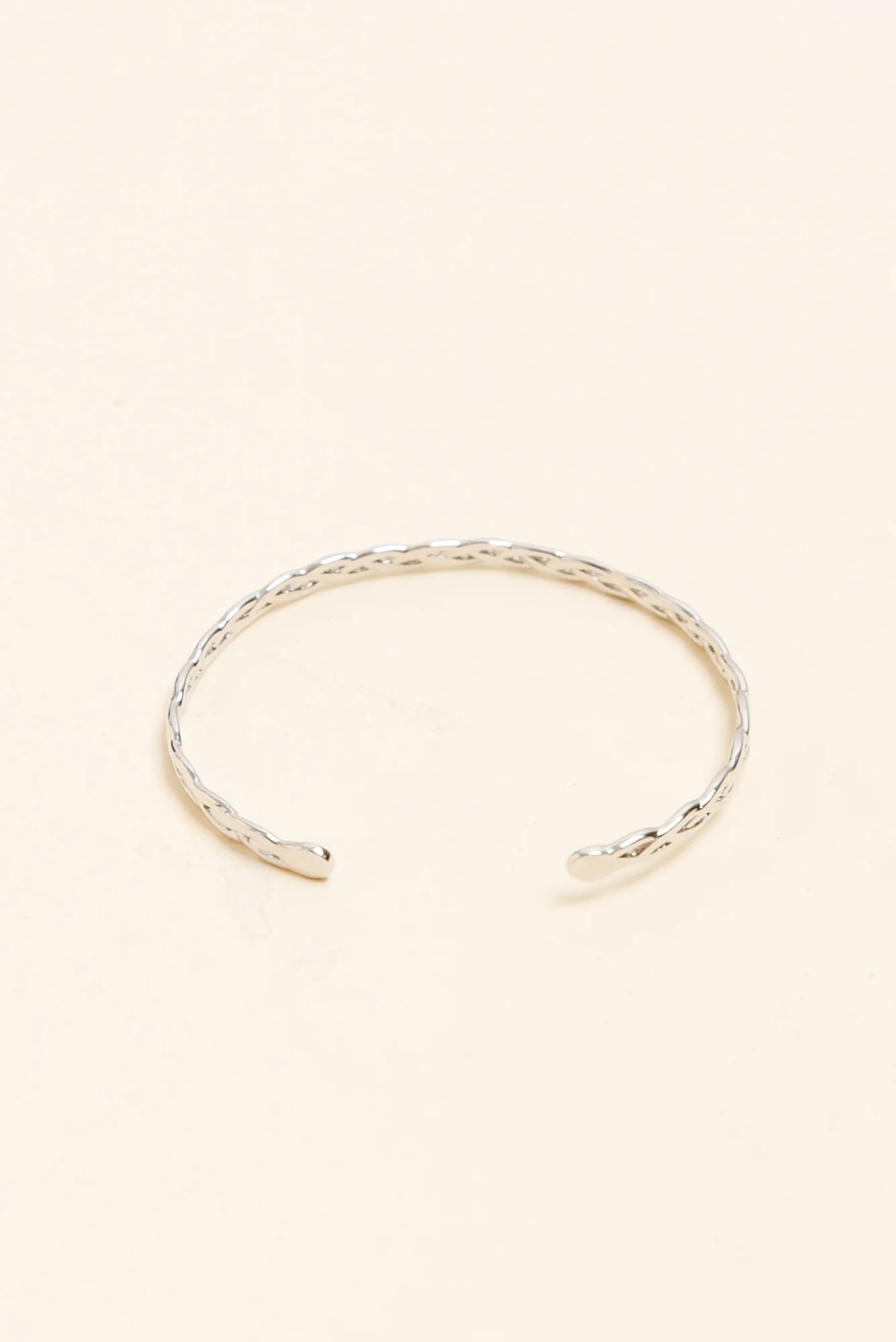 Sylvie Silver Woven Cuff