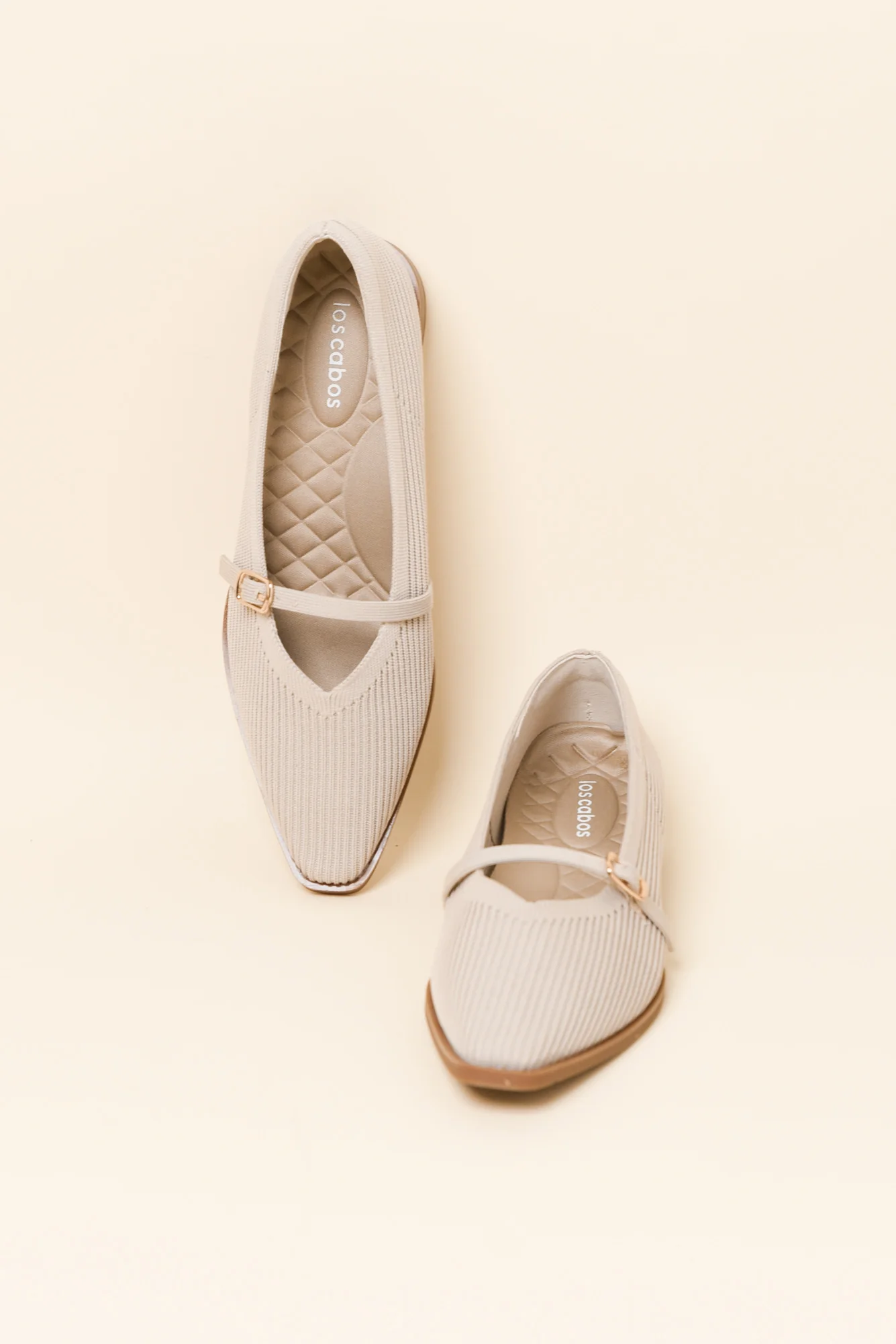 Syri Taupe Ballet Flat - Image 3